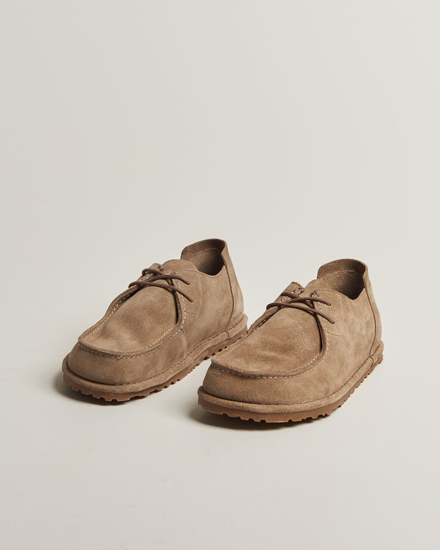 Herr | Loafers | BIRKENSTOCK | Utti Lace Loafer Gray Taupe Suede