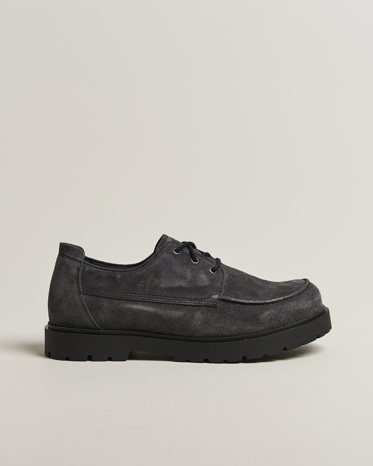 Herr | Derbys | BIRKENSTOCK | Highwood Moc Lace Charcoal Suede