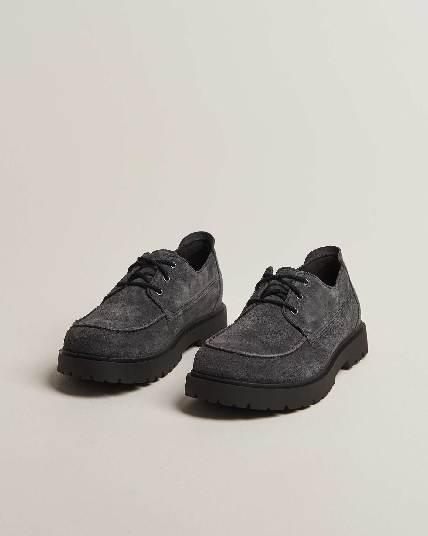 Herr | Derbys | BIRKENSTOCK | Highwood Moc Lace Charcoal Suede