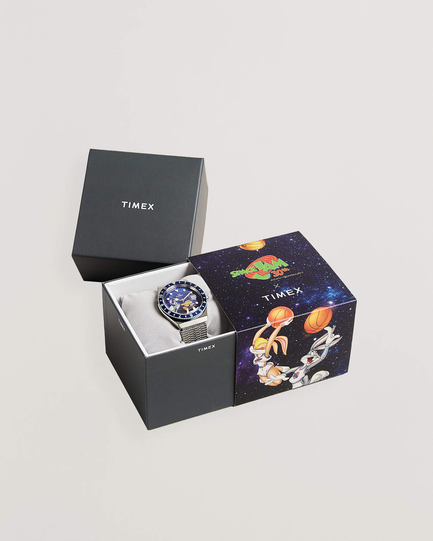 Herr | Timex Space Jam 30th Anniversary x Timex Limited 38mm Blue | Timex | Space Jam 30th Anniversary x Limited 38mm Blue
