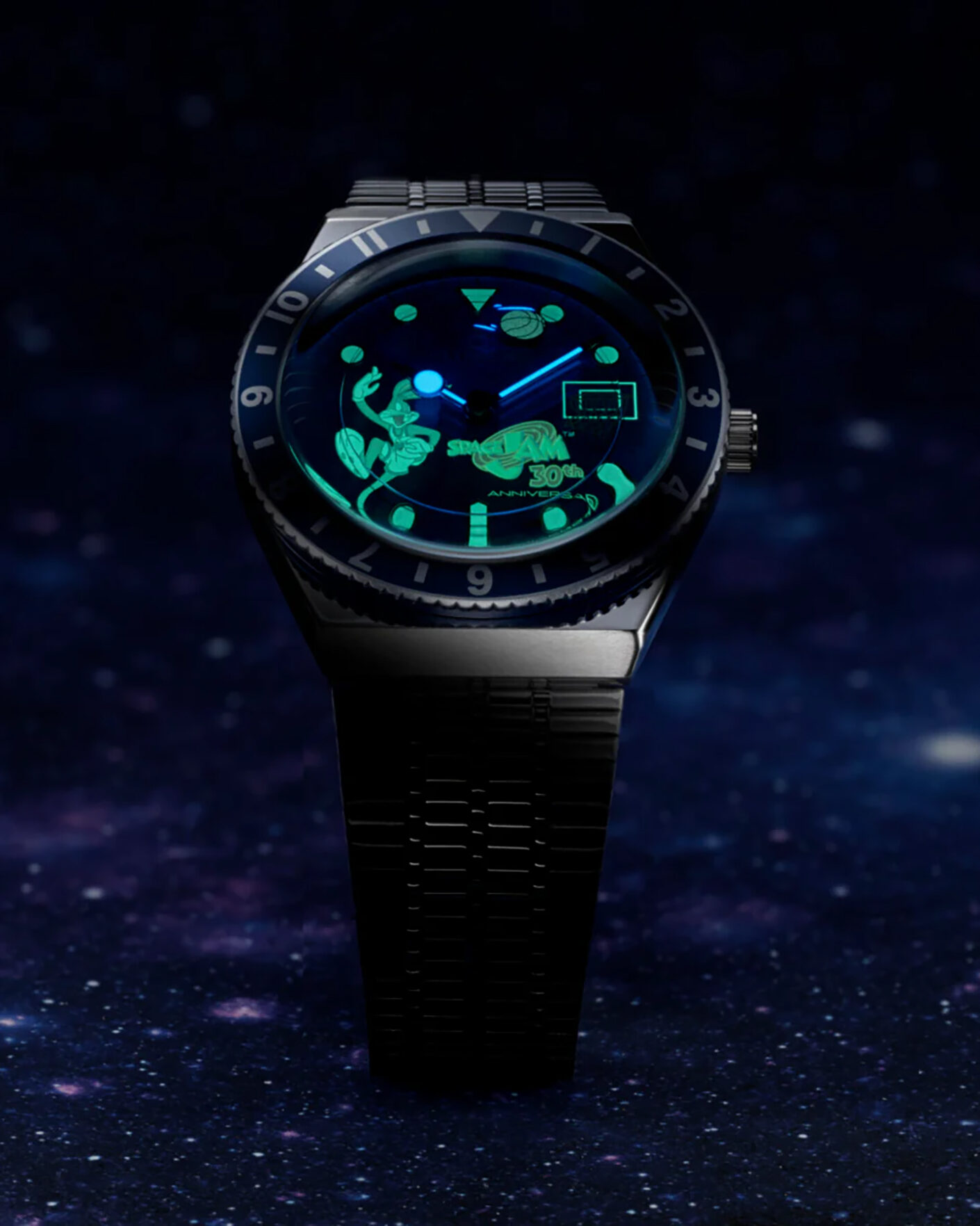 Herr | Timex Space Jam 30th Anniversary x Timex Limited 38mm Blue | Timex | Space Jam 30th Anniversary x Limited 38mm Blue