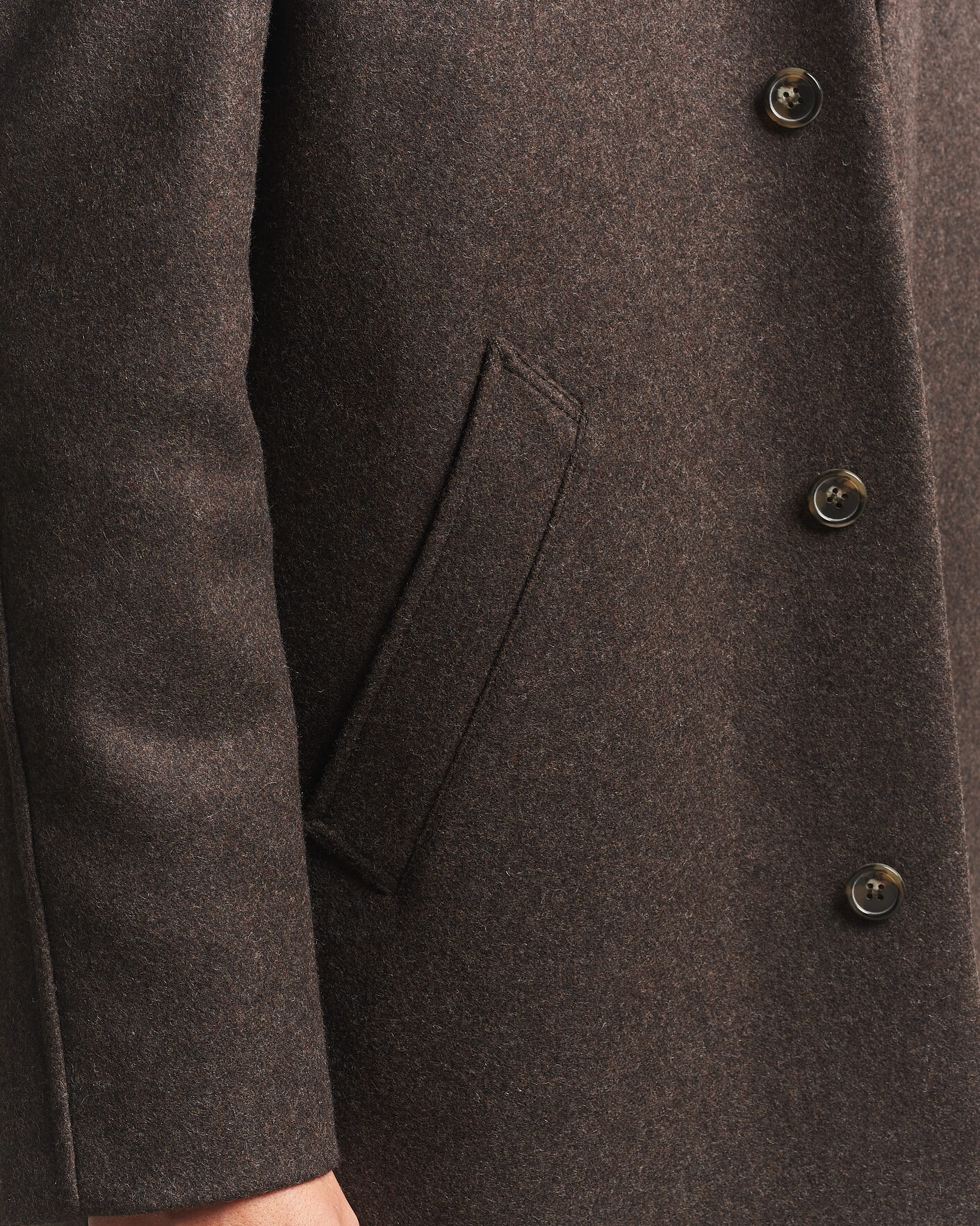 Herr | Jackor | A.P.C. | Auster Wool Coat Maroon Melange
