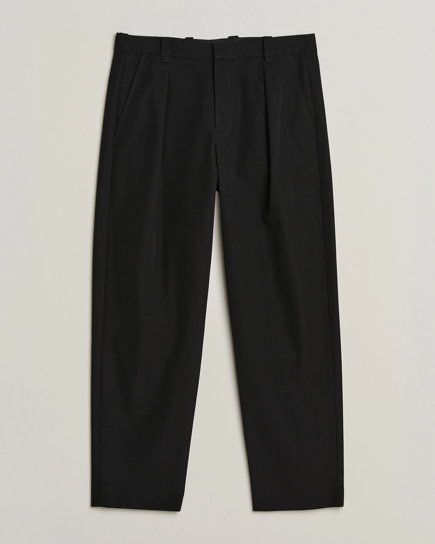 Herr | Byxor | A.P.C. | Renato Pleated Trousers Black