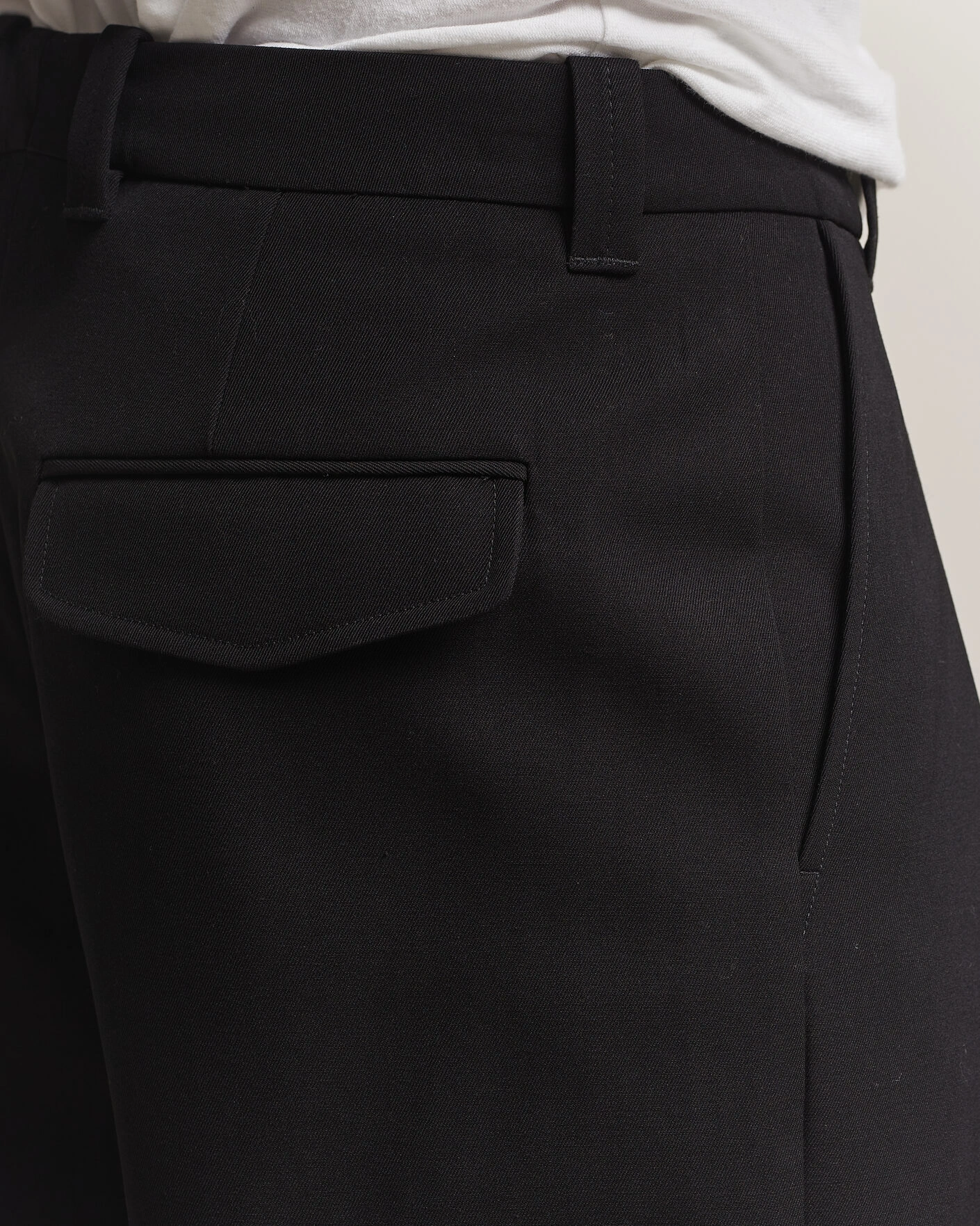 Herr | Byxor | A.P.C. | Renato Pleated Trousers Black
