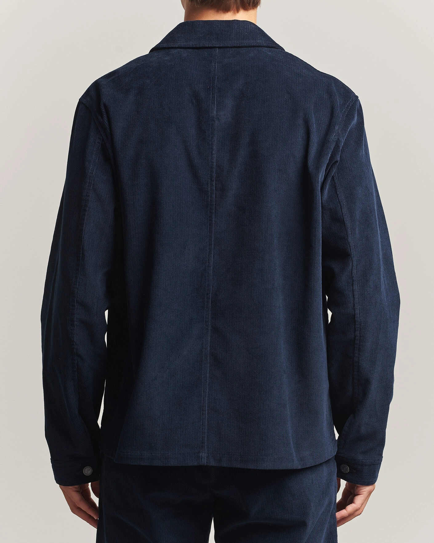 Herr | Skjortor | A.P.C. | New Rodney Corduroy Overshirt Dark Navy