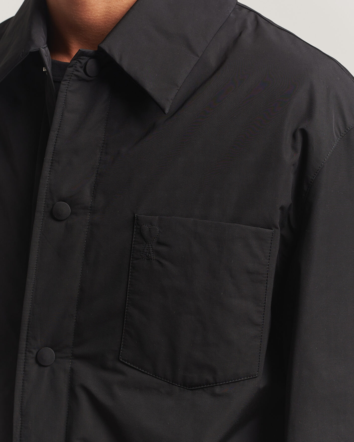 Herr | Jackor | AMI | Padded Shirt Jacket Black