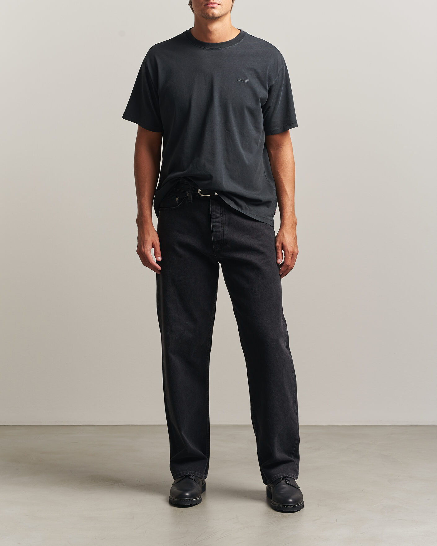 Herr | T-Shirts | Levi's | Red Tab Vintage T-Shirt Weathered Finish Jet Black