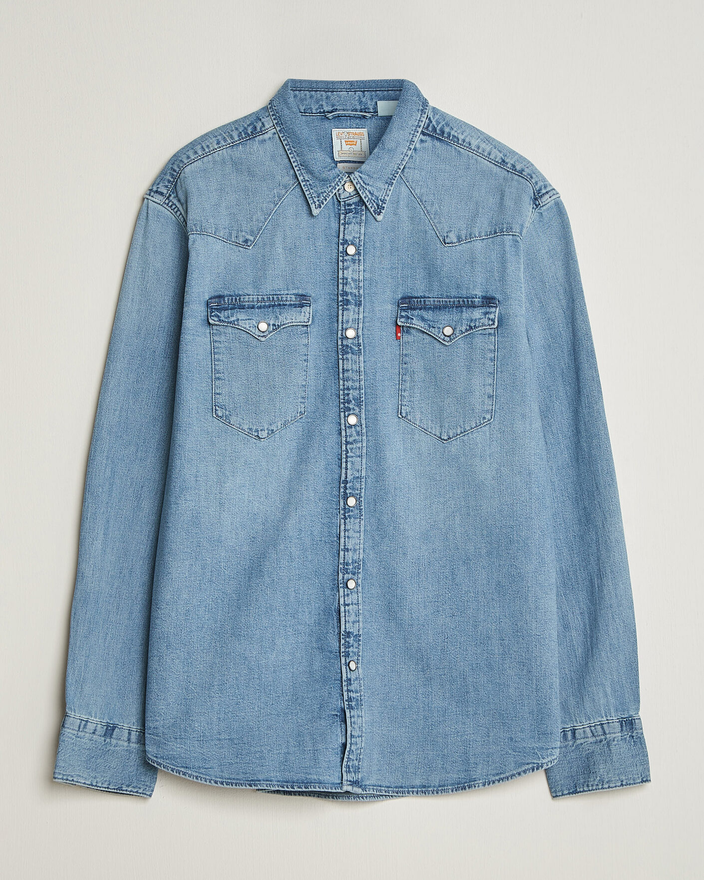 Herr | Skjortor | Levi's | Barstow Western Standard Shirt Blue Sky Mountain Light
