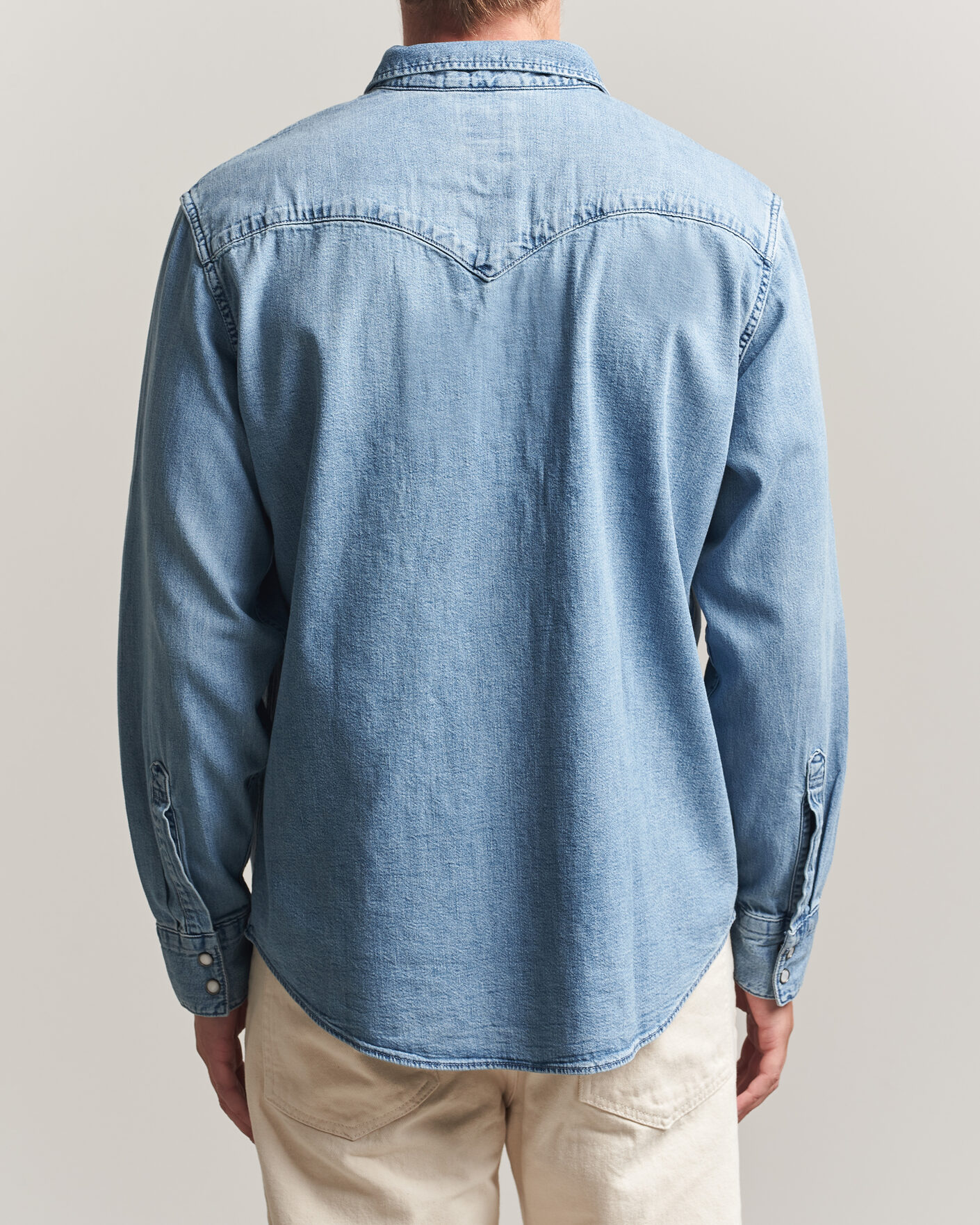 Herr | Skjortor | Levi's | Barstow Western Standard Shirt Blue Sky Mountain Light