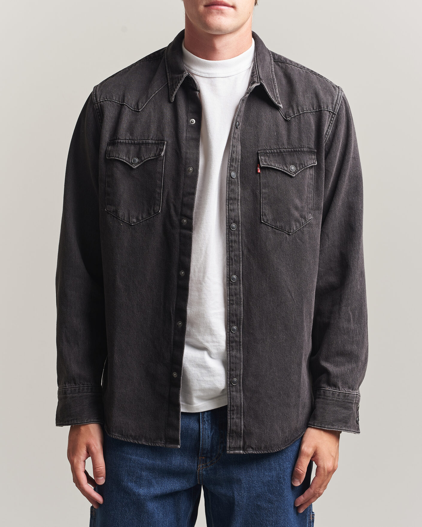 Herr | Skjortor | Levi's | Barstow Western Standard Shirt Thermodapt Black