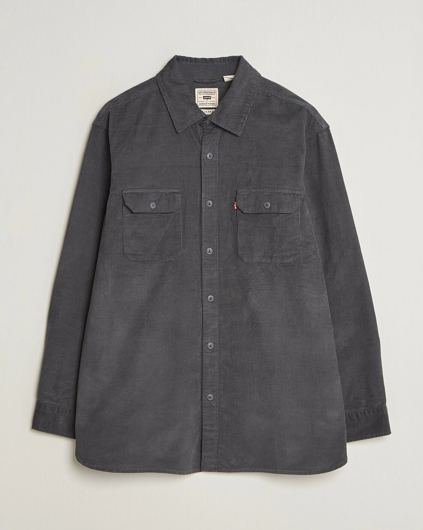 Herr | Skjortor | Levi's | Jackson Corduroy Worker Shirt Greystroke