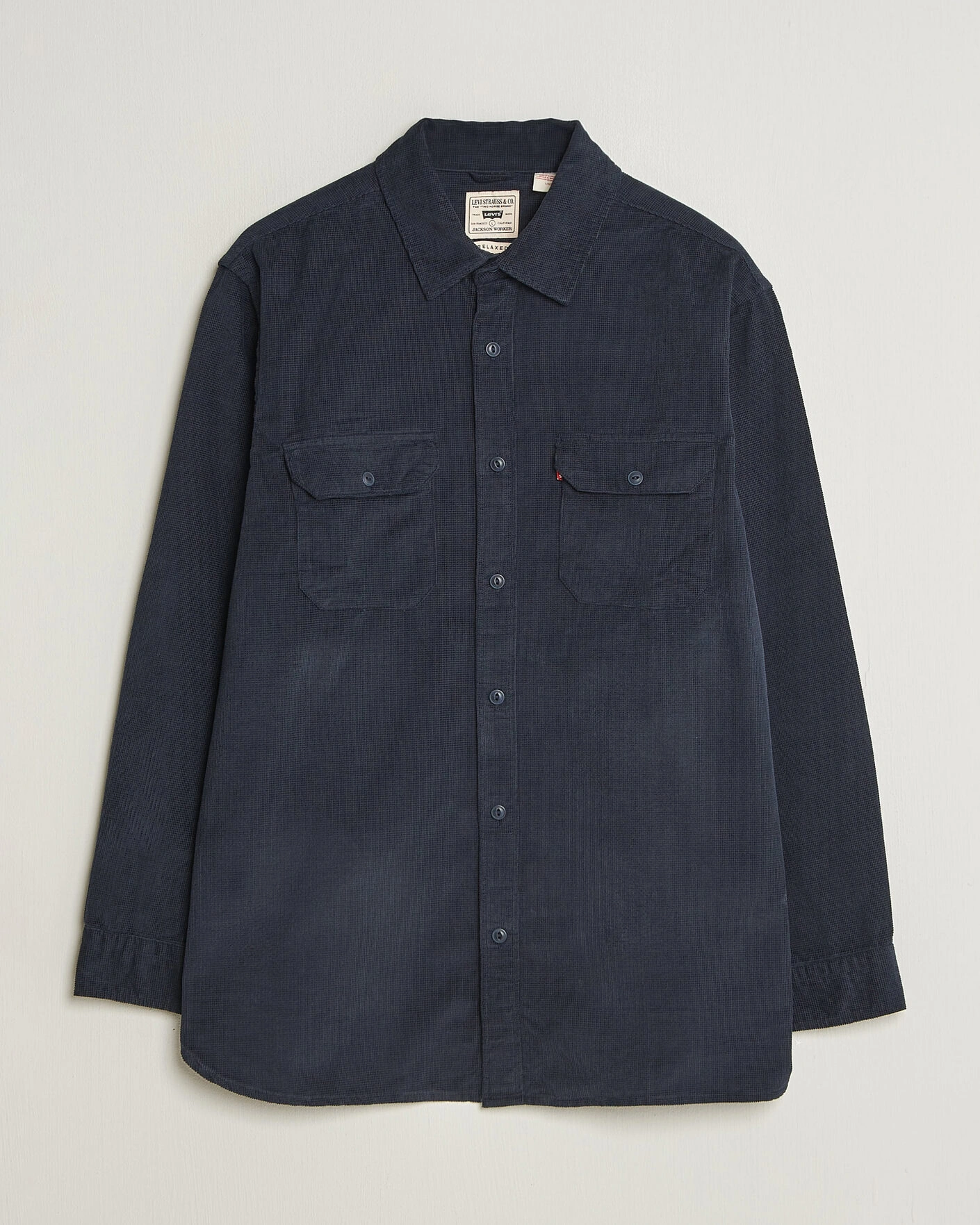 Herr | Skjortor | Levi's | Jackson Corduroy Worker Shirt Nightfall Navy