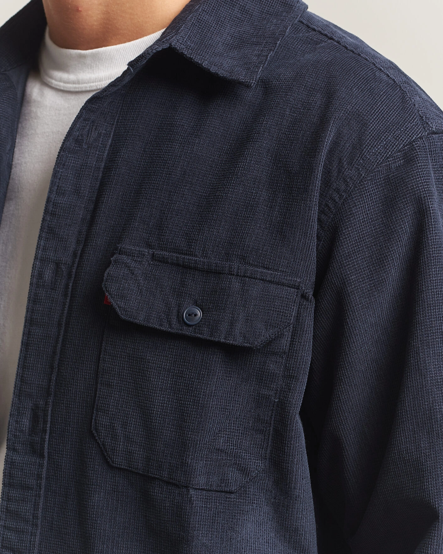Herr | Skjortor | Levi's | Jackson Corduroy Worker Shirt Nightfall Navy
