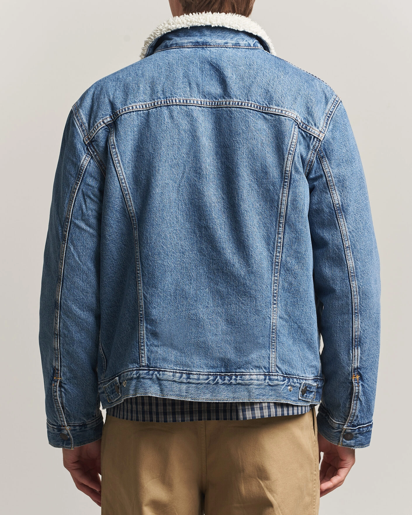 Herr | Jackor | Levi's | Type 3 Sherpa Trucker Washed Away