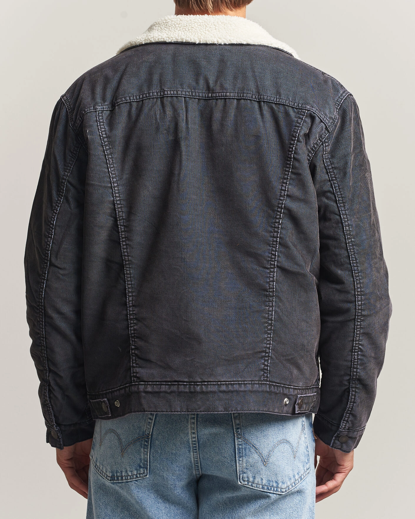 Herr | Jackor | Levi's | Type 3 Sherpa Trucker Worn-In Delft Steelhead