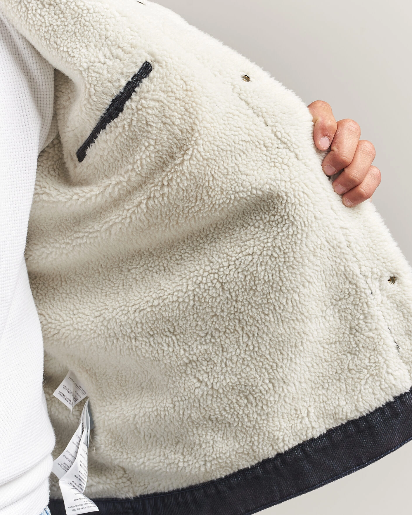 Herr | Jackor | Levi's | Type 3 Sherpa Trucker Worn-In Delft Steelhead