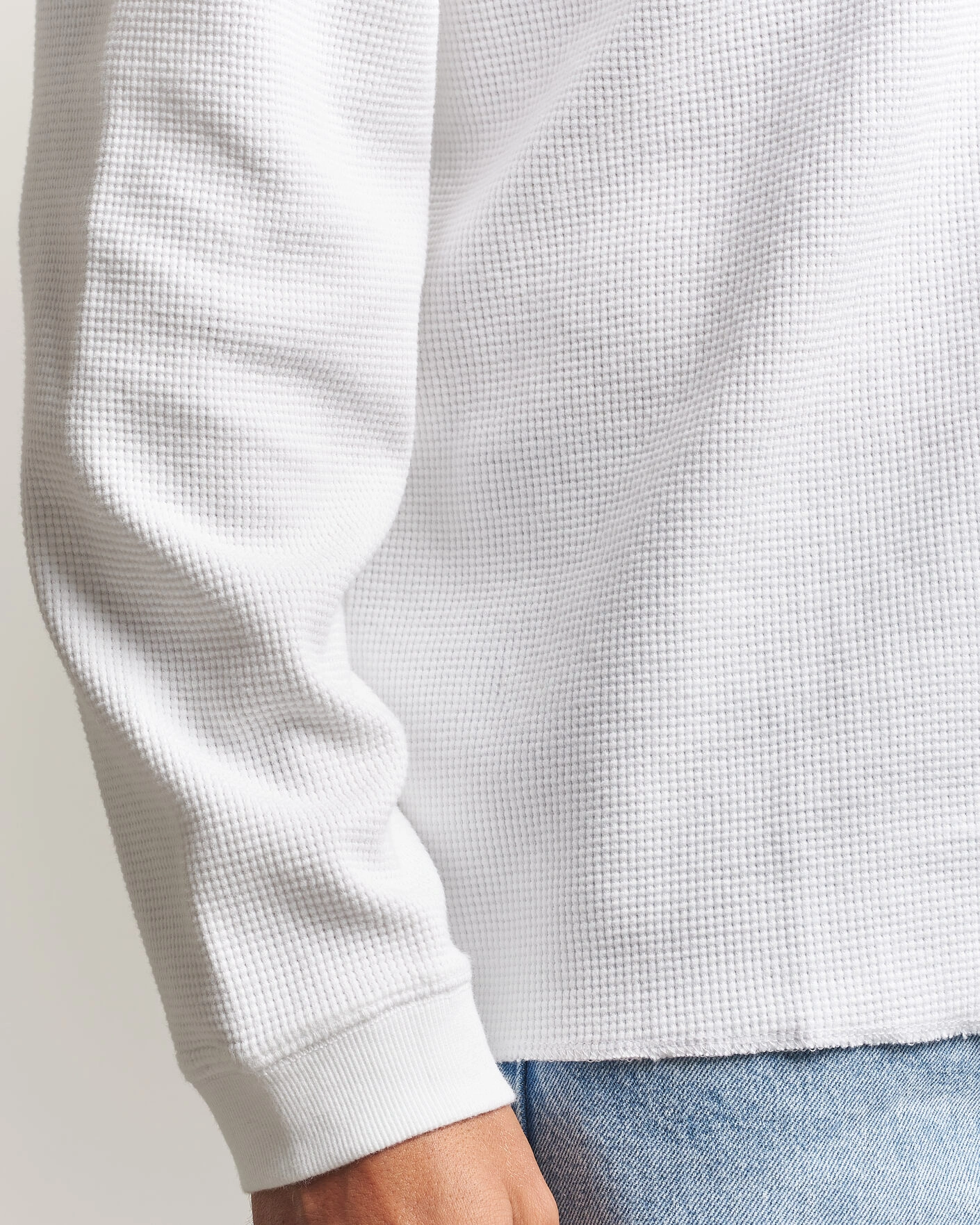 Herr | Tröjor | Levi's | Relaxed Henley Bright White