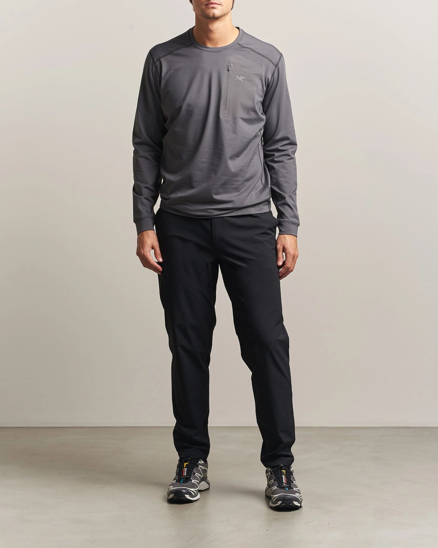 Herr | Tröjor | Arc'teryx | Rho LT Baselayer Crew Neck Cloud
