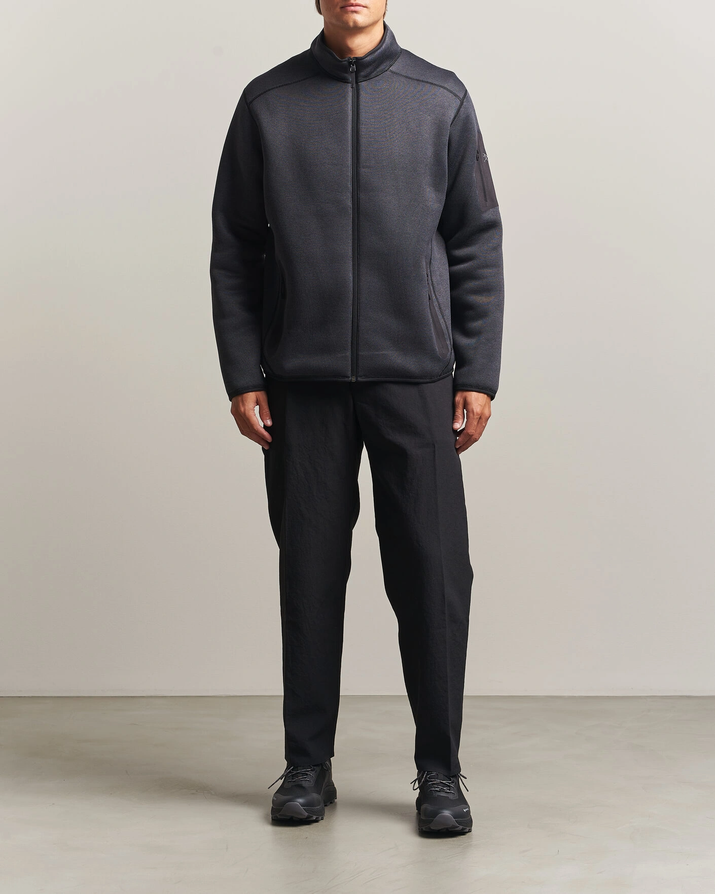 Herr | Tröjor | Arc'teryx | Covert Full Zip Black Heather