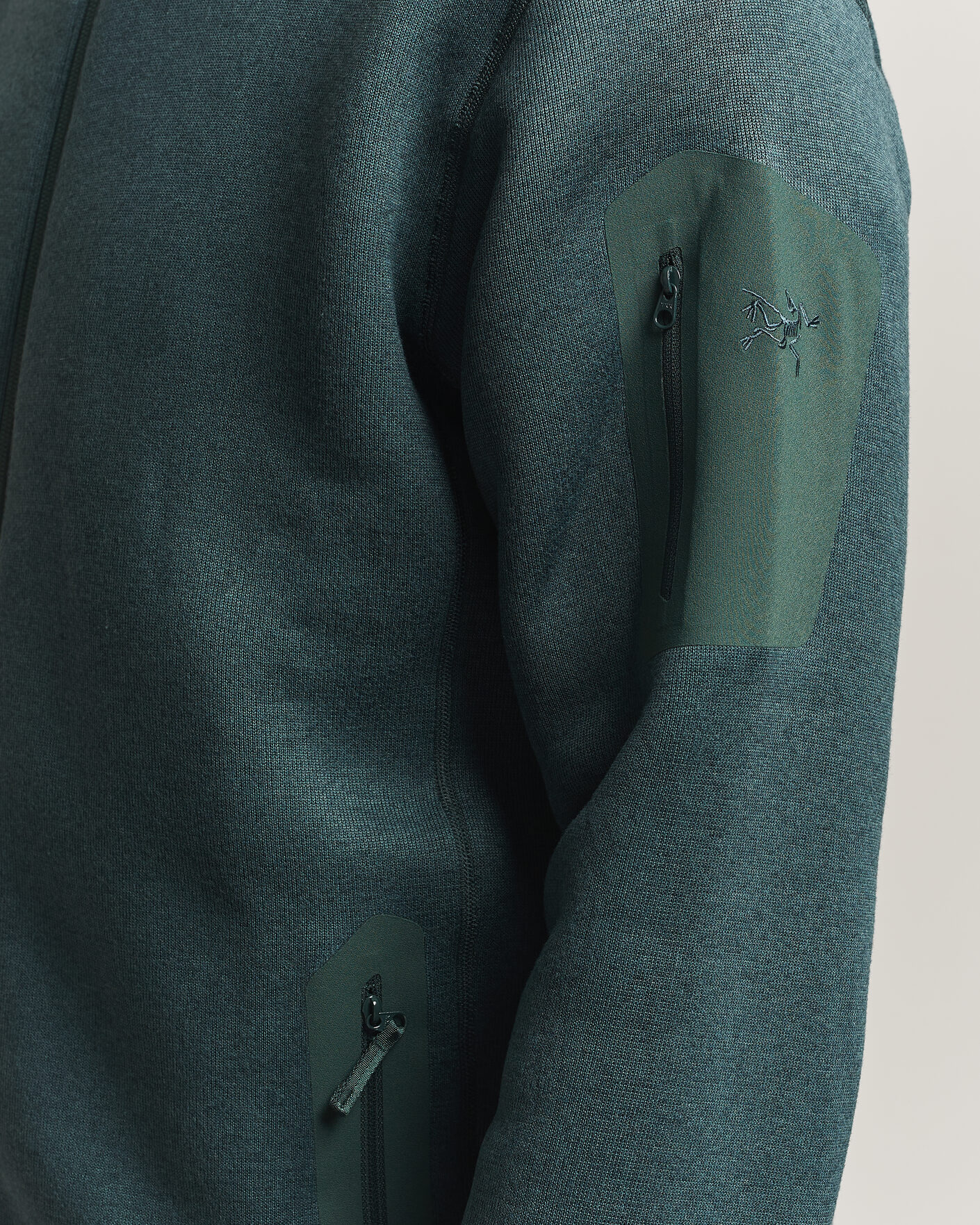 Herr | Tröjor | Arc'teryx | Covert Full Zip Dark Jade Heather