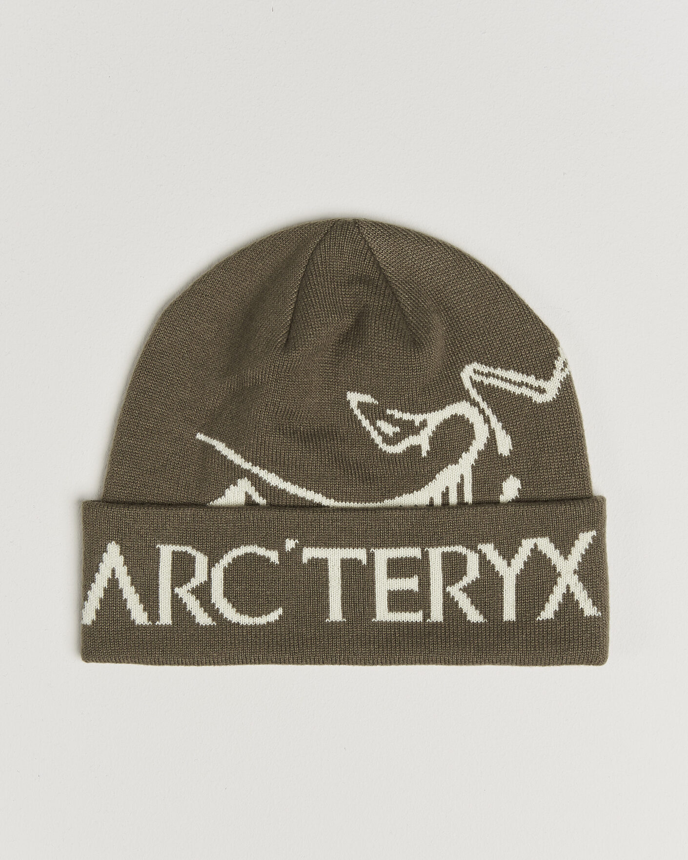 Herr | Mössor | Arc'teryx | Bird Word Beanie Mongoose/Sea Salt