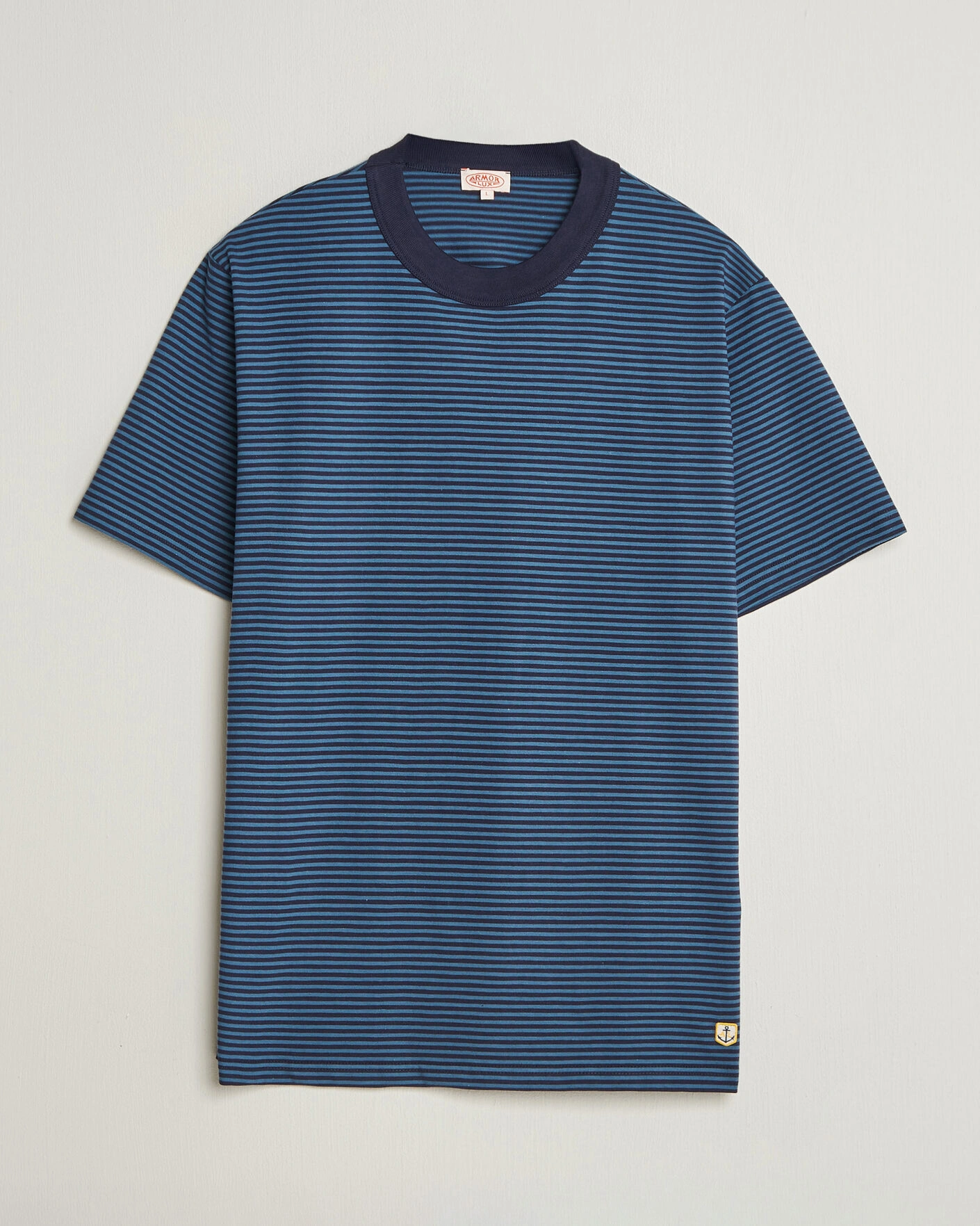 Herr | T-Shirts | Armor-lux | Héritage Callac Striped T-Shirt Navy/Teal