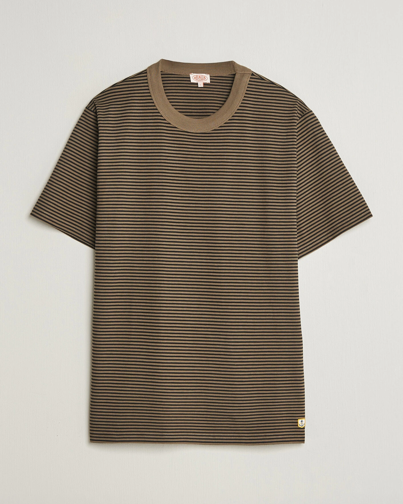 Herr | T-Shirts | Armor-lux | Héritage Callac Striped T-Shirt Olive/Black