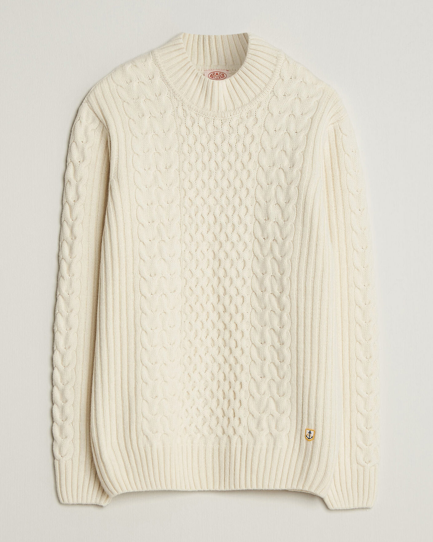 Herr | Tröjor | Armor-lux | Wool Knitted Sweater Nature
