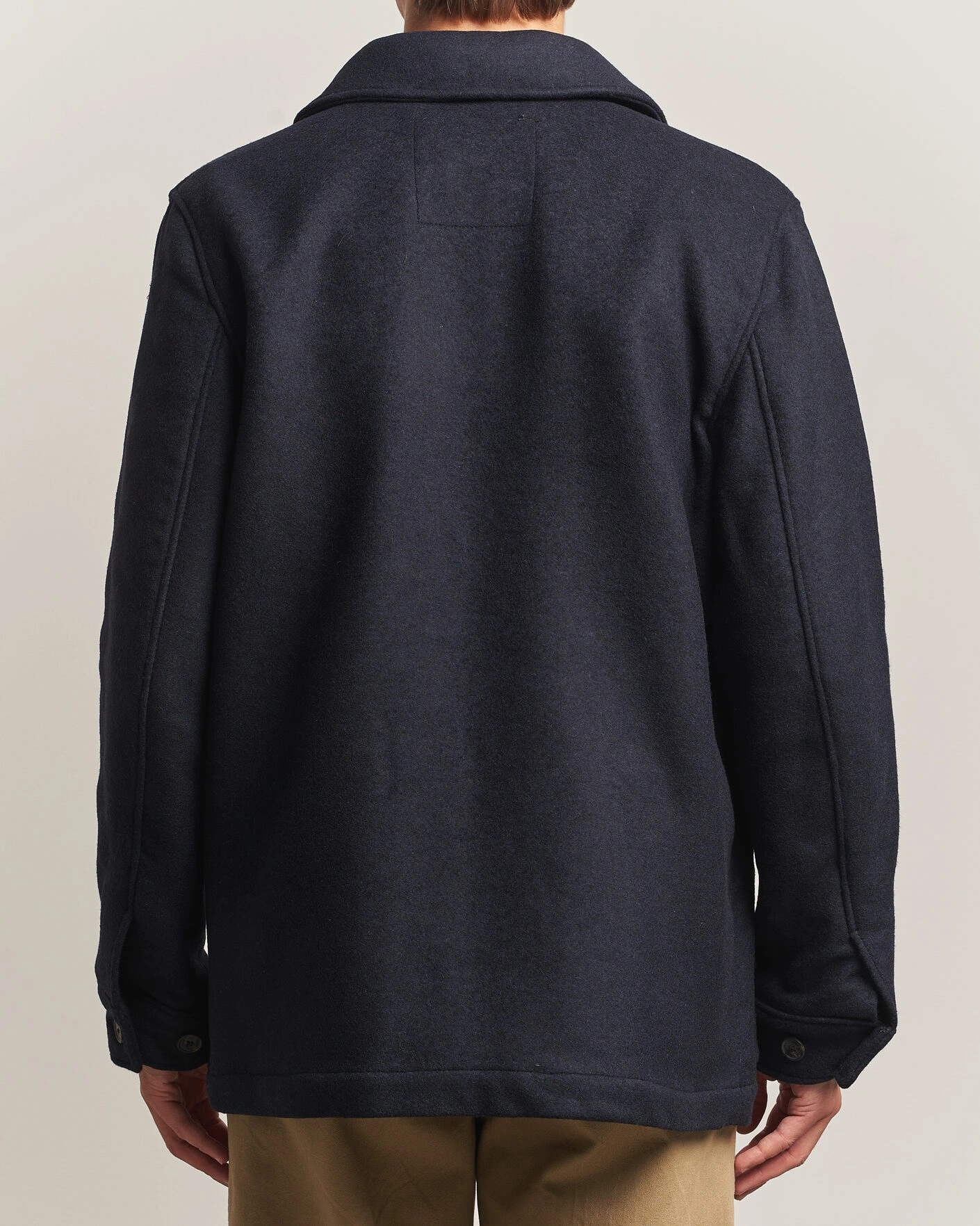 Herr | Jackor | Armor-lux | Wool Shirt Jacket Rich Navy