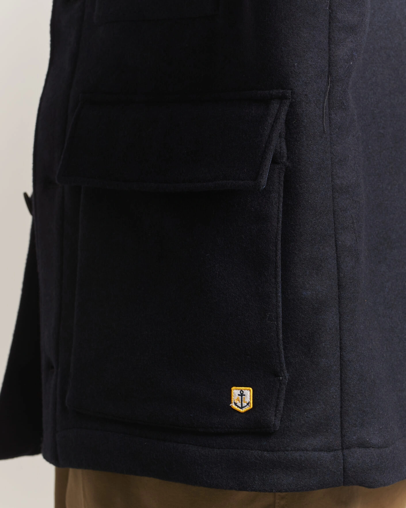 Herr | Jackor | Armor-lux | Wool Shirt Jacket Rich Navy