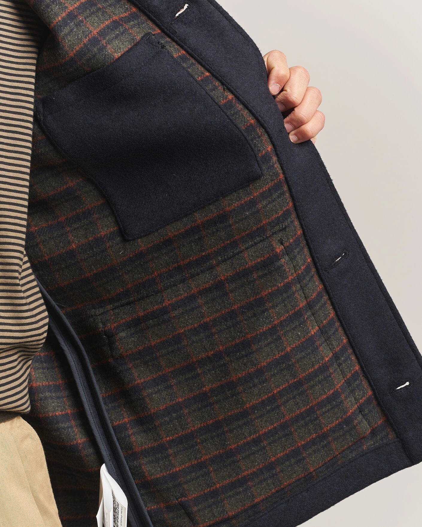 Herr | Jackor | Armor-lux | Wool Shirt Jacket Rich Navy