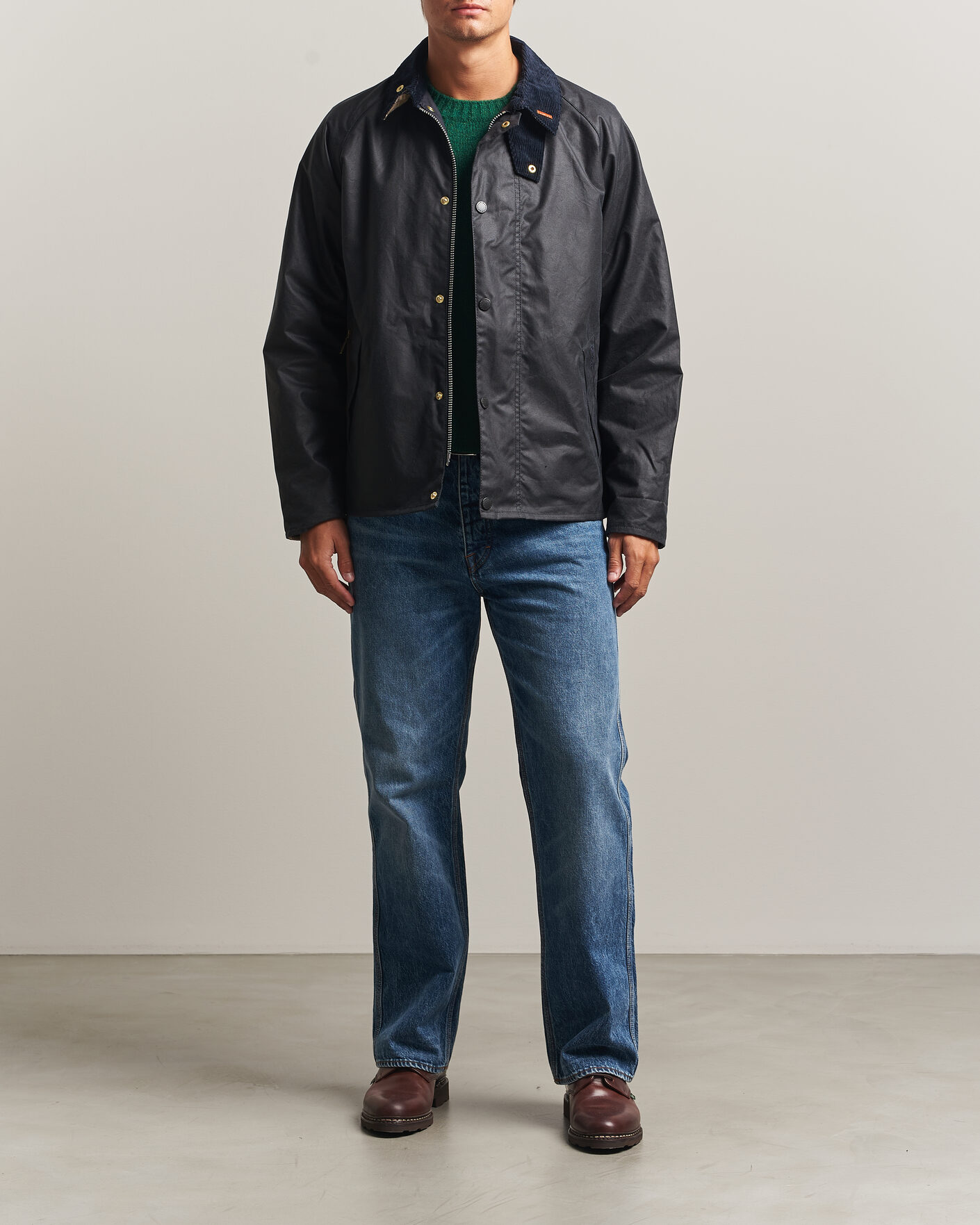 Herr | Jackor | Barbour Lifestyle | Icons Transport Wax Jacket Navy