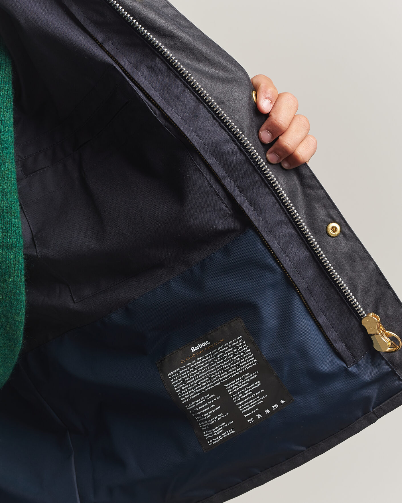 Herr | Jackor | Barbour Lifestyle | Icons Transport Wax Jacket Navy