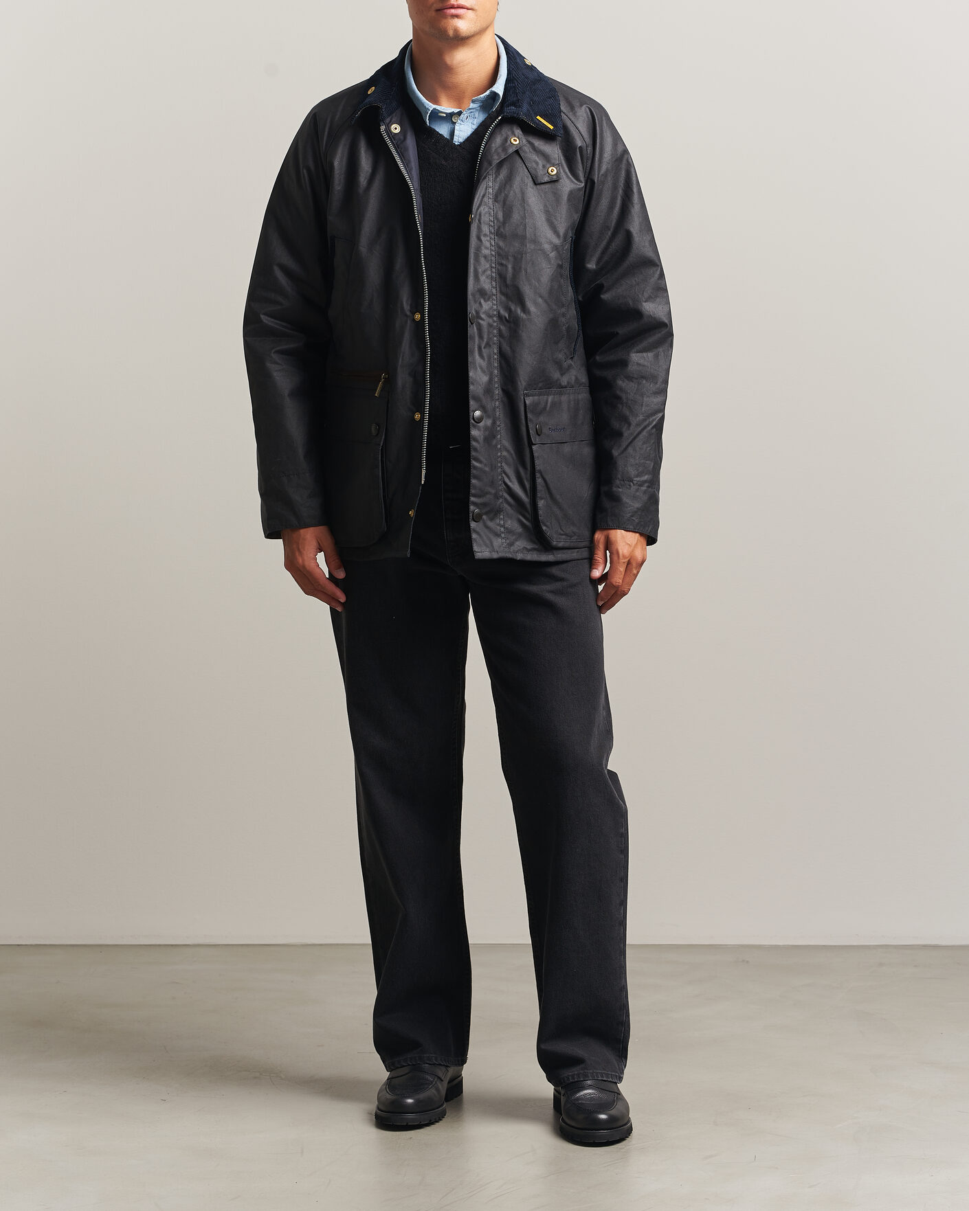 Herr | Jackor | Barbour Lifestyle | Icons Bedale Wax Jacket Navy