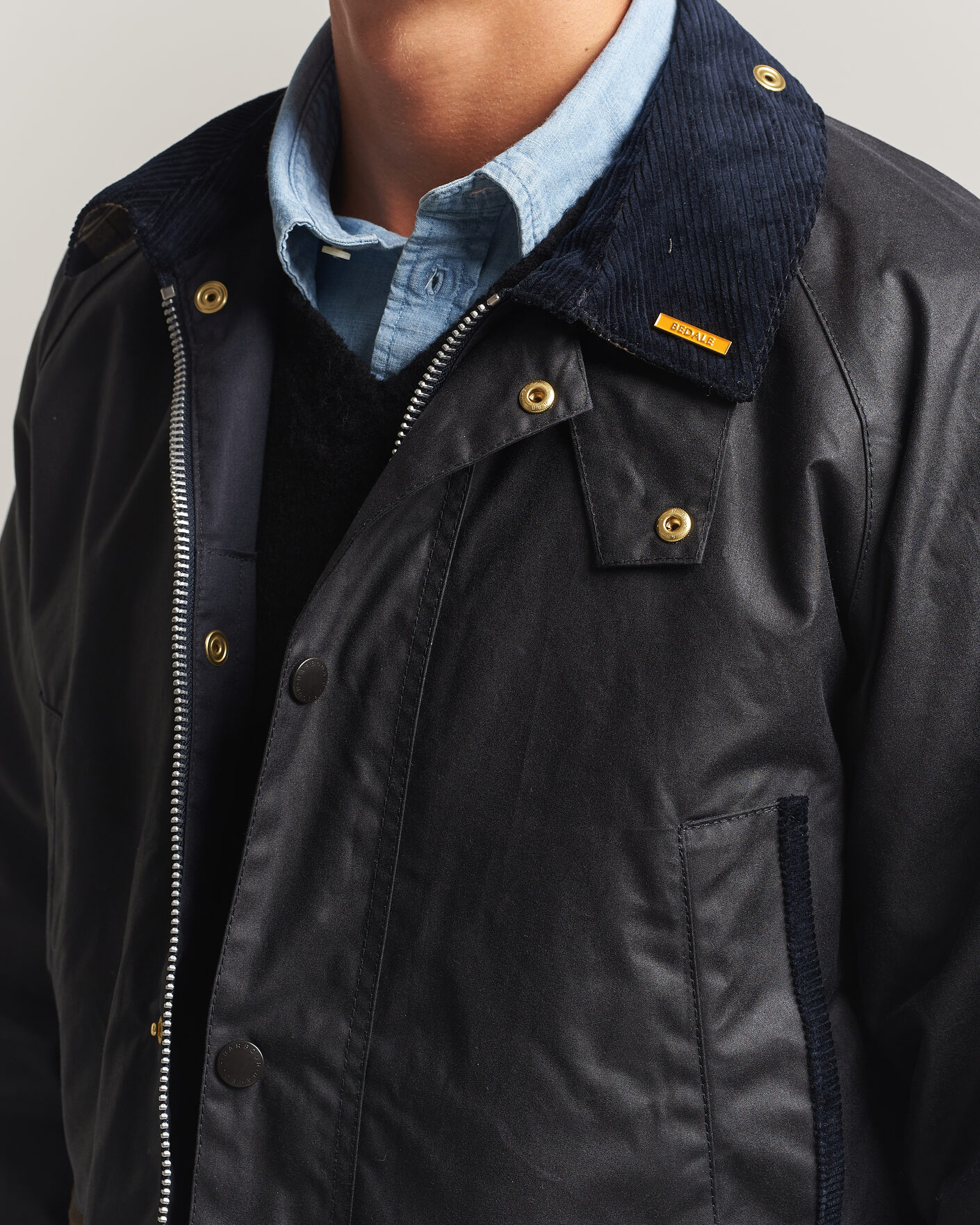 Herr | Jackor | Barbour Lifestyle | Icons Bedale Wax Jacket Navy