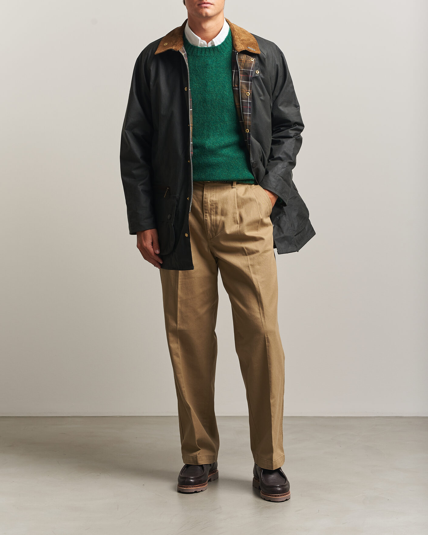 Herr | Jackor | Barbour Lifestyle | Icons Beaufort Wax Jacket Sage