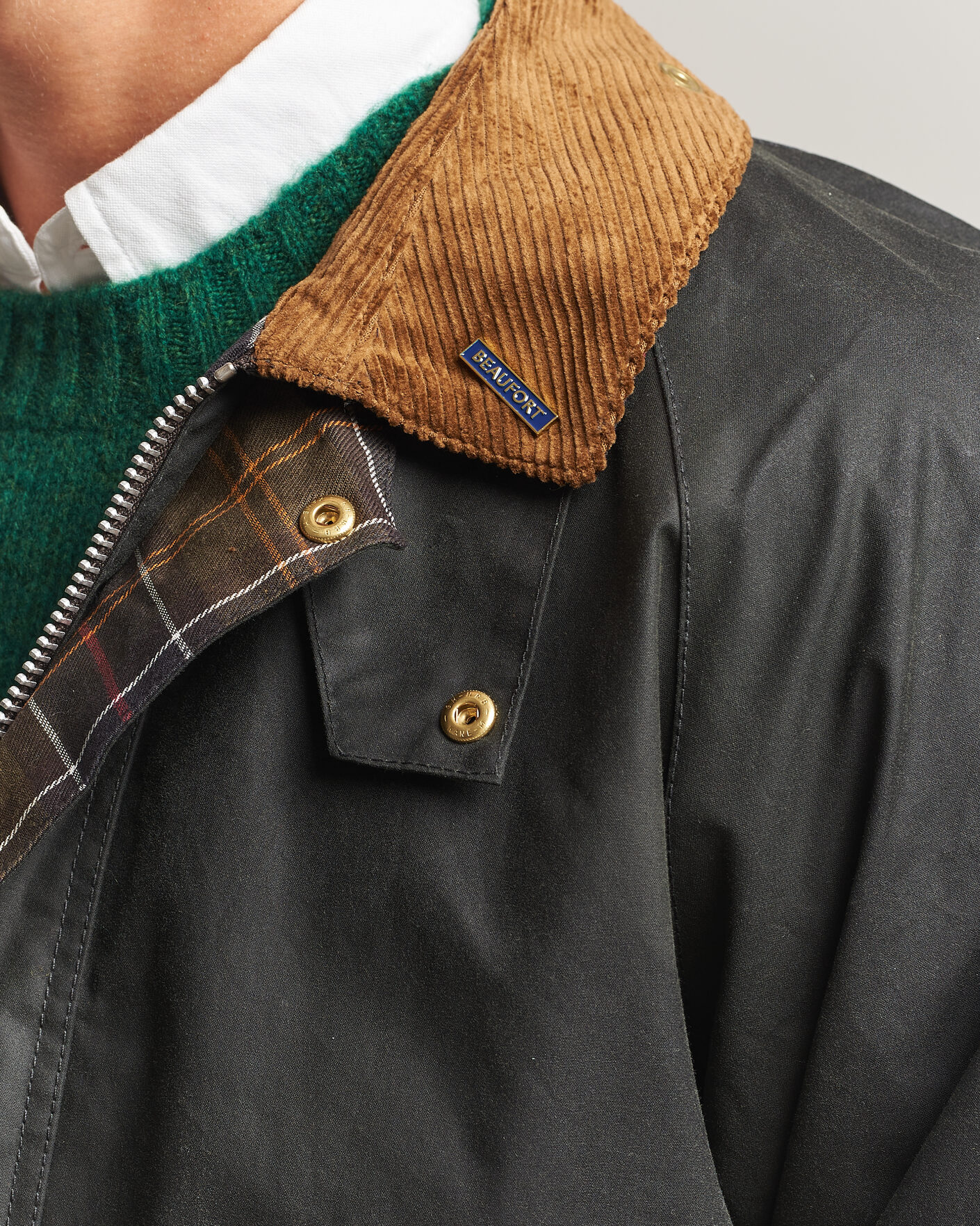 Herr | Jackor | Barbour Lifestyle | Icons Beaufort Wax Jacket Sage