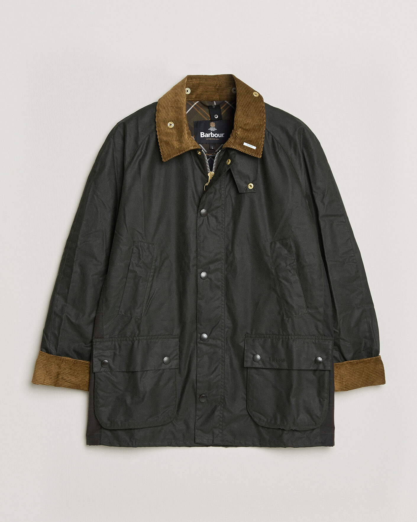 Herr | Jackor | Barbour Lifestyle | Icons Ashby Wax Jacket Sage