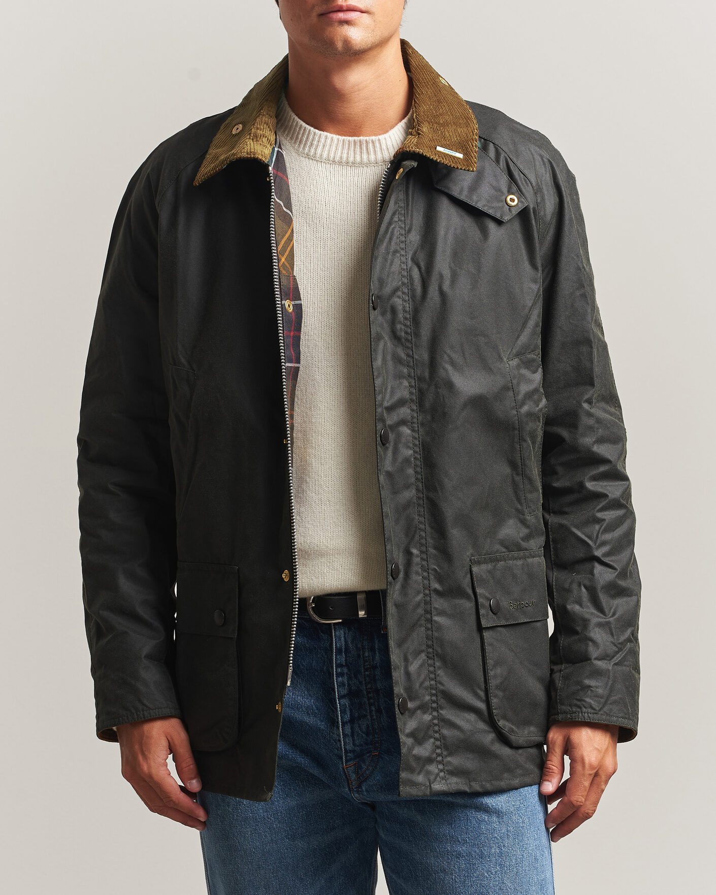 Herr | Jackor | Barbour Lifestyle | Icons Ashby Wax Jacket Sage