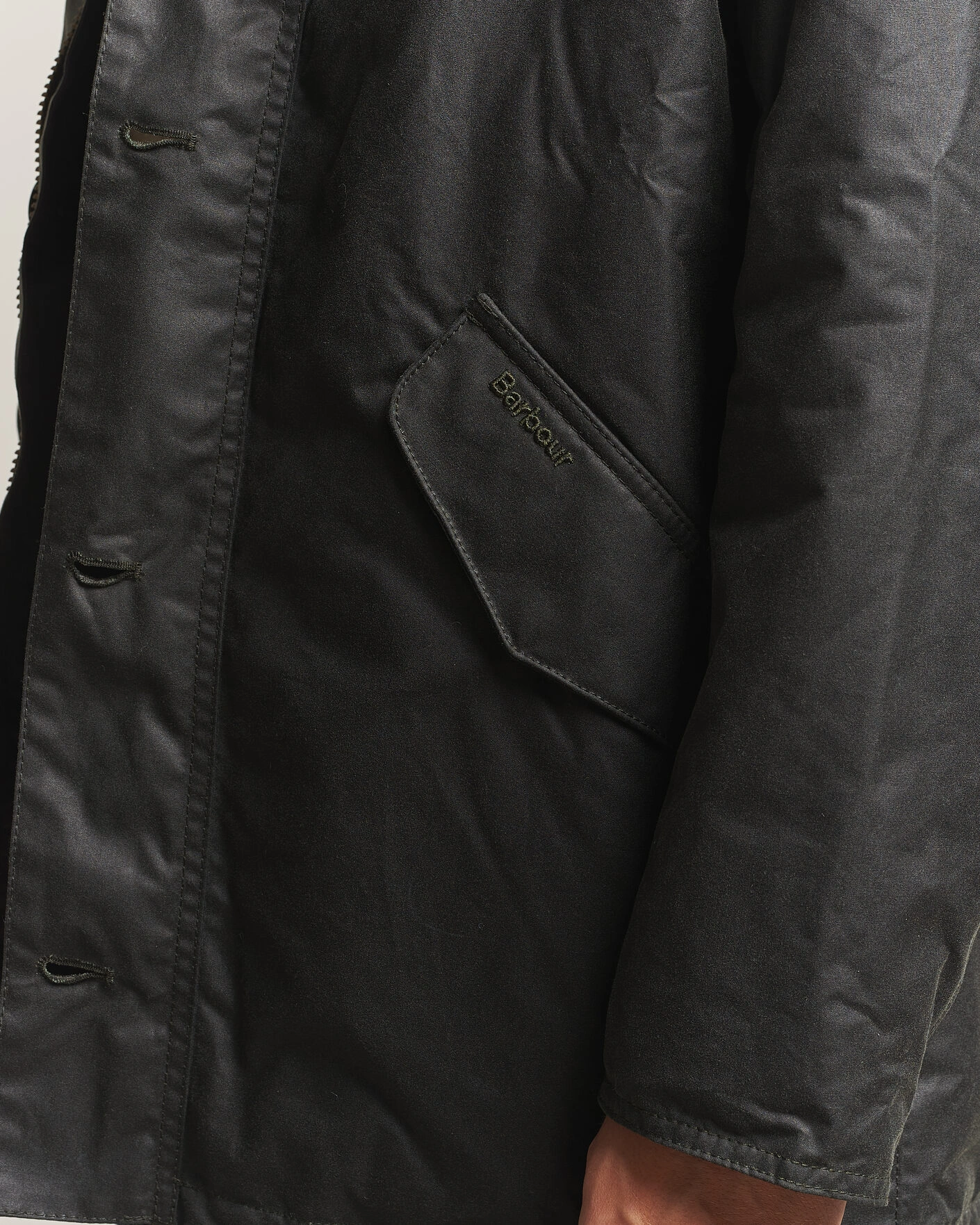 Herr | Jackor | Barbour Lifestyle | Modern Powell Wax Jacket Sage