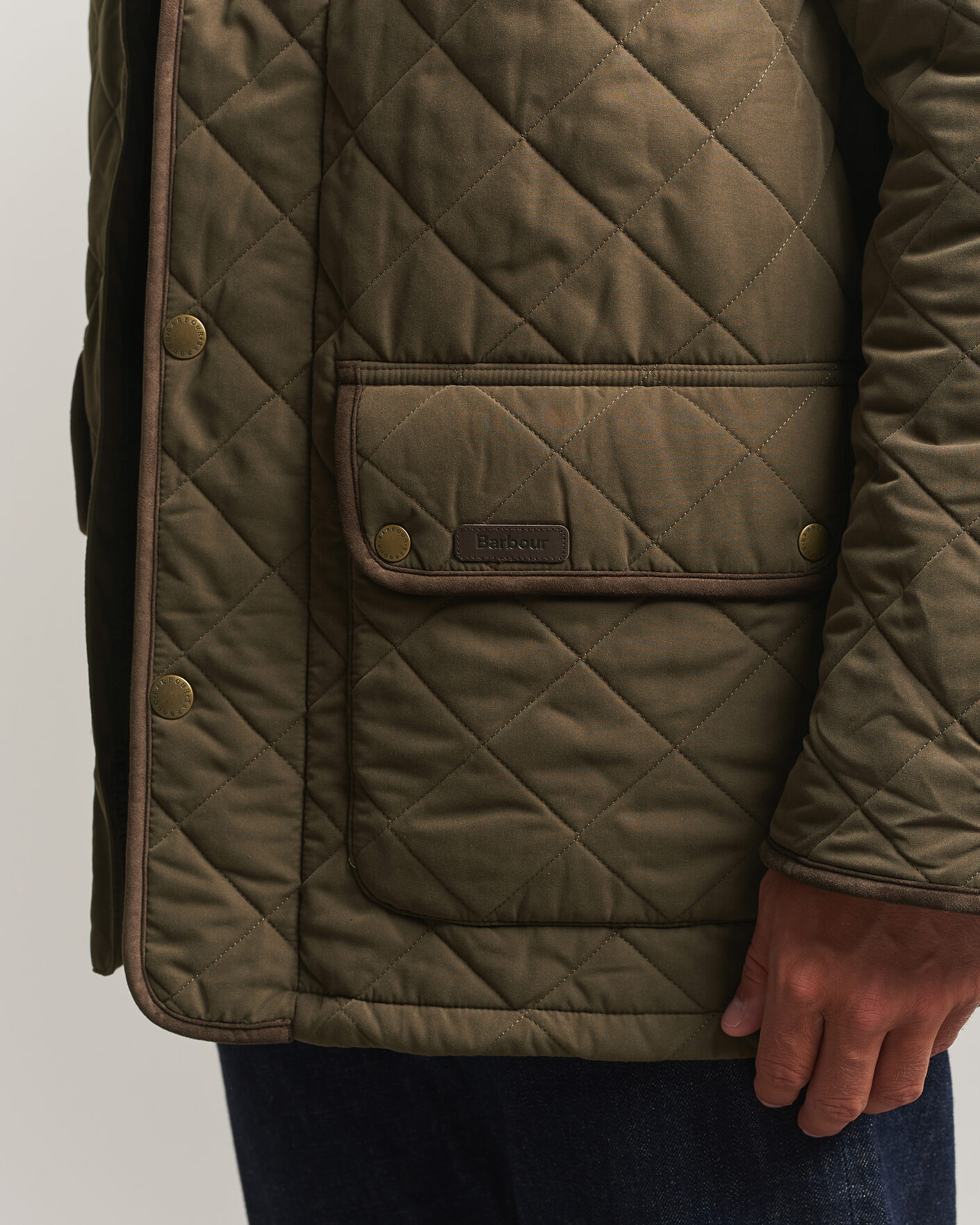 Herr | Jackor | Barbour Lifestyle | Thursby Polarquilt Jacket Dark Olive