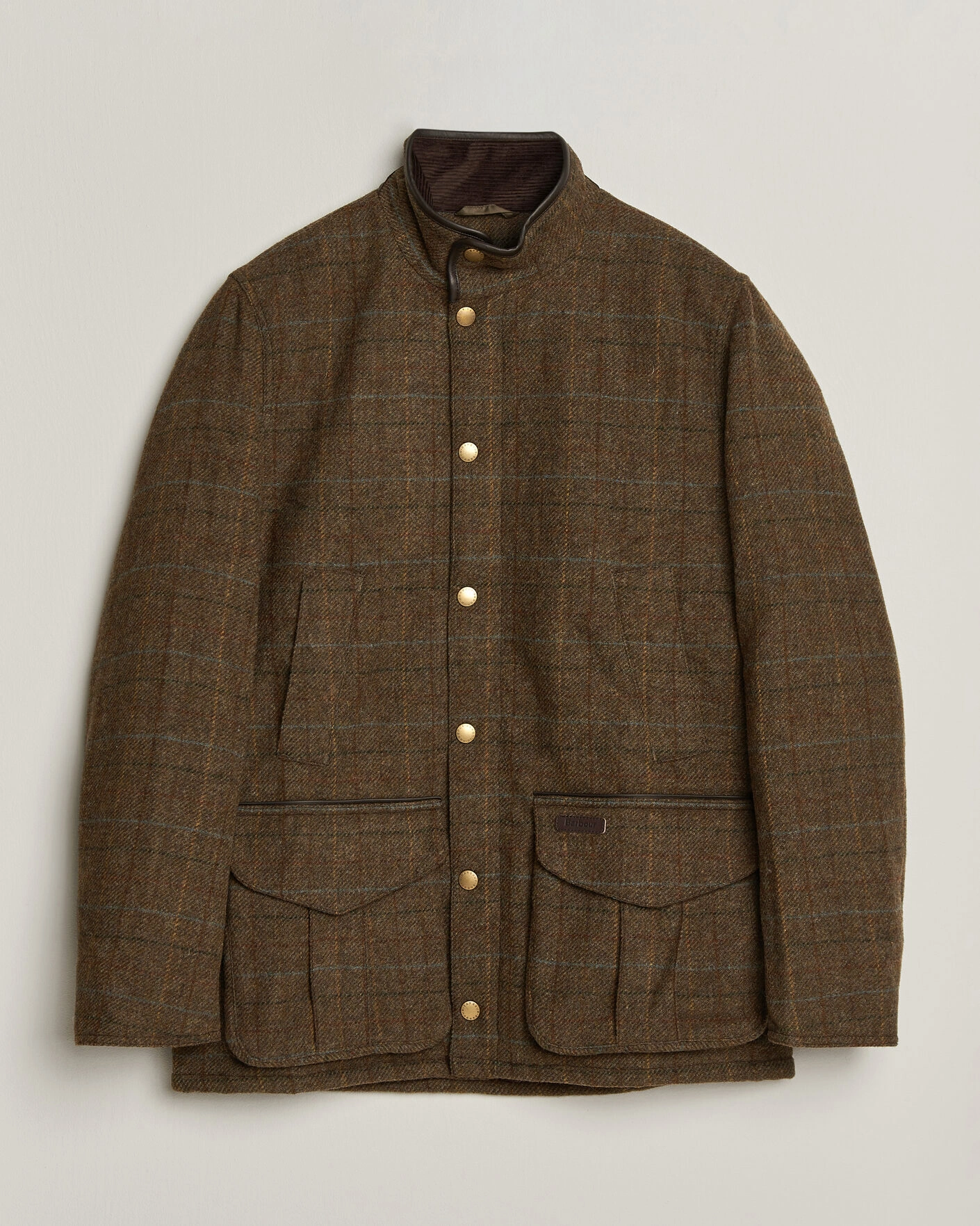 Herr | Jackor | Barbour Lifestyle | Hereford Tweed Wool Jacket Moss Green