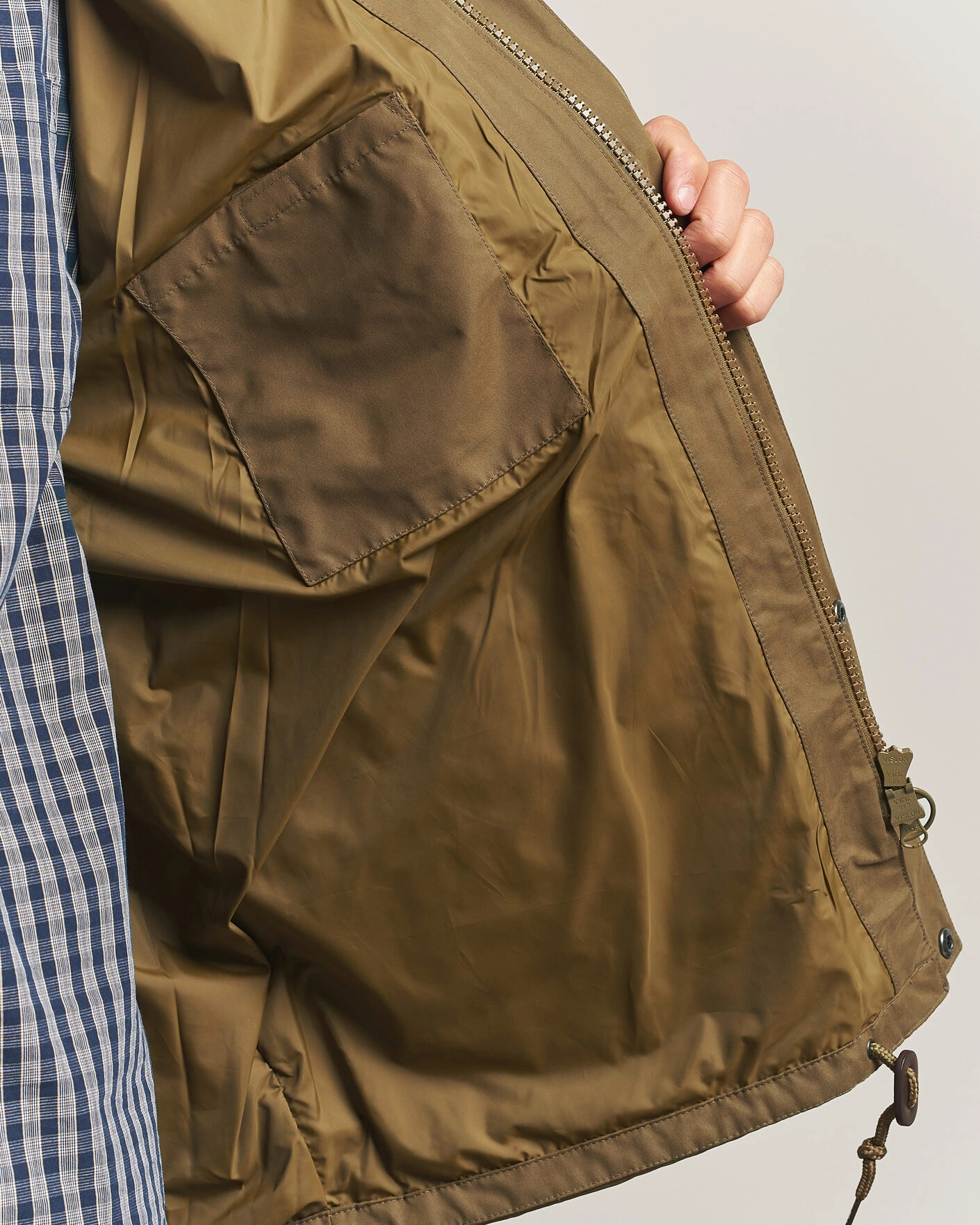 Herr | Jackor | Barbour Lifestyle | Re-Engineered Aikwood Waterproof Jacket Beech