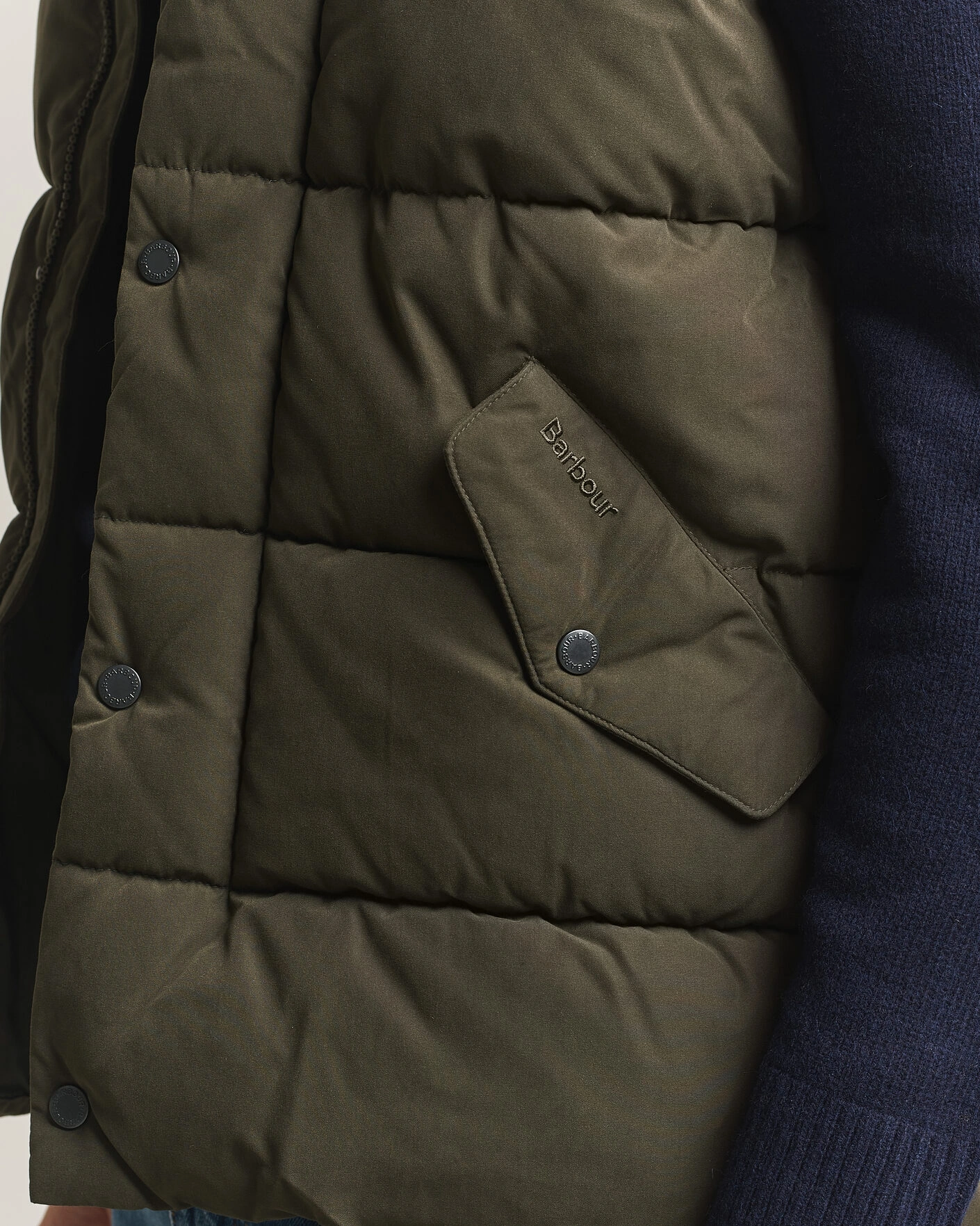 Herr | Västar | Barbour Lifestyle | Powell Puffer Gilet Dark Sage