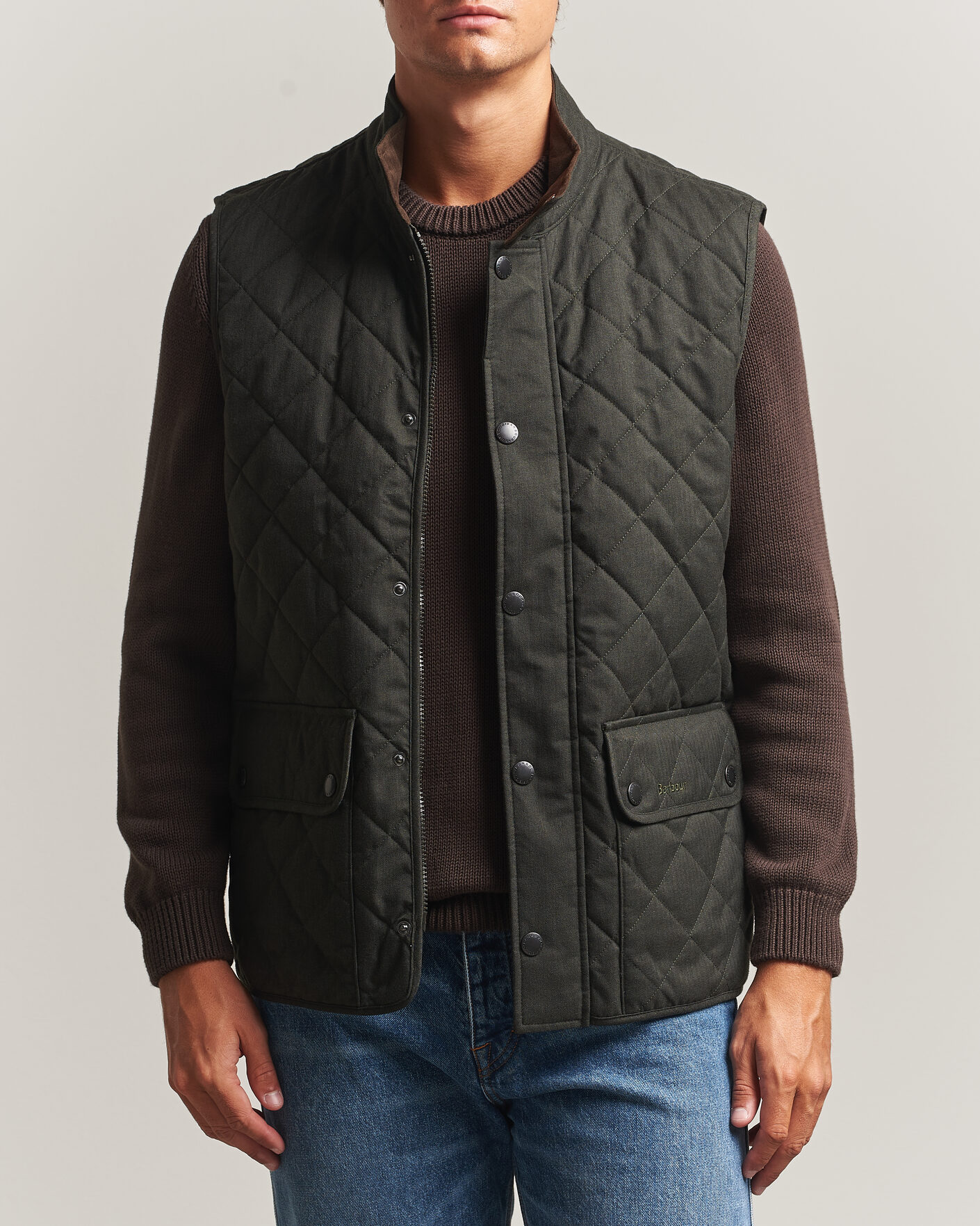Herr | Västar | Barbour Lifestyle | Lux Lowerdale Gilet Dark Sage