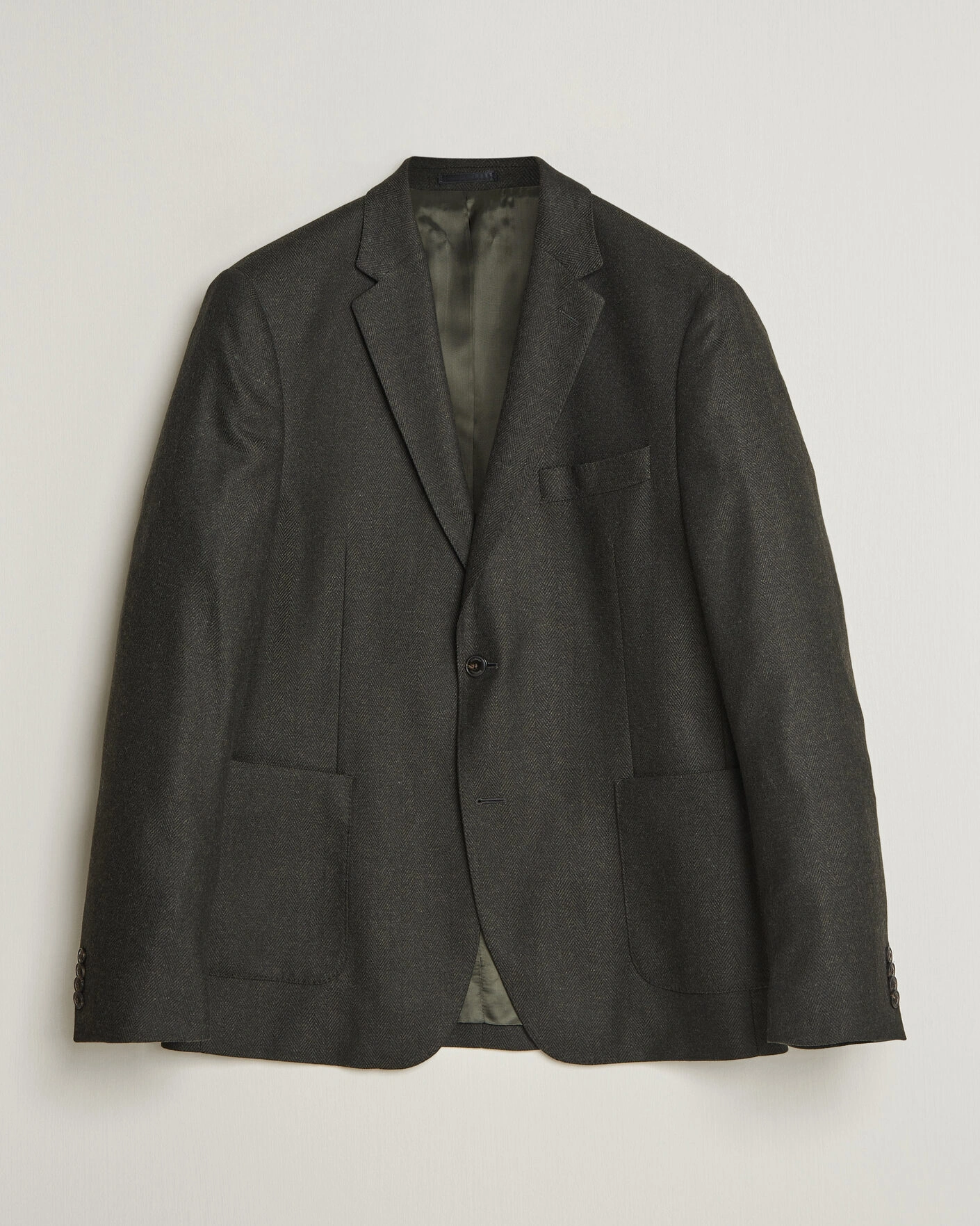 Herr | Kavajer | Barbour Lifestyle | Fairford Herringbone Blazer Forest