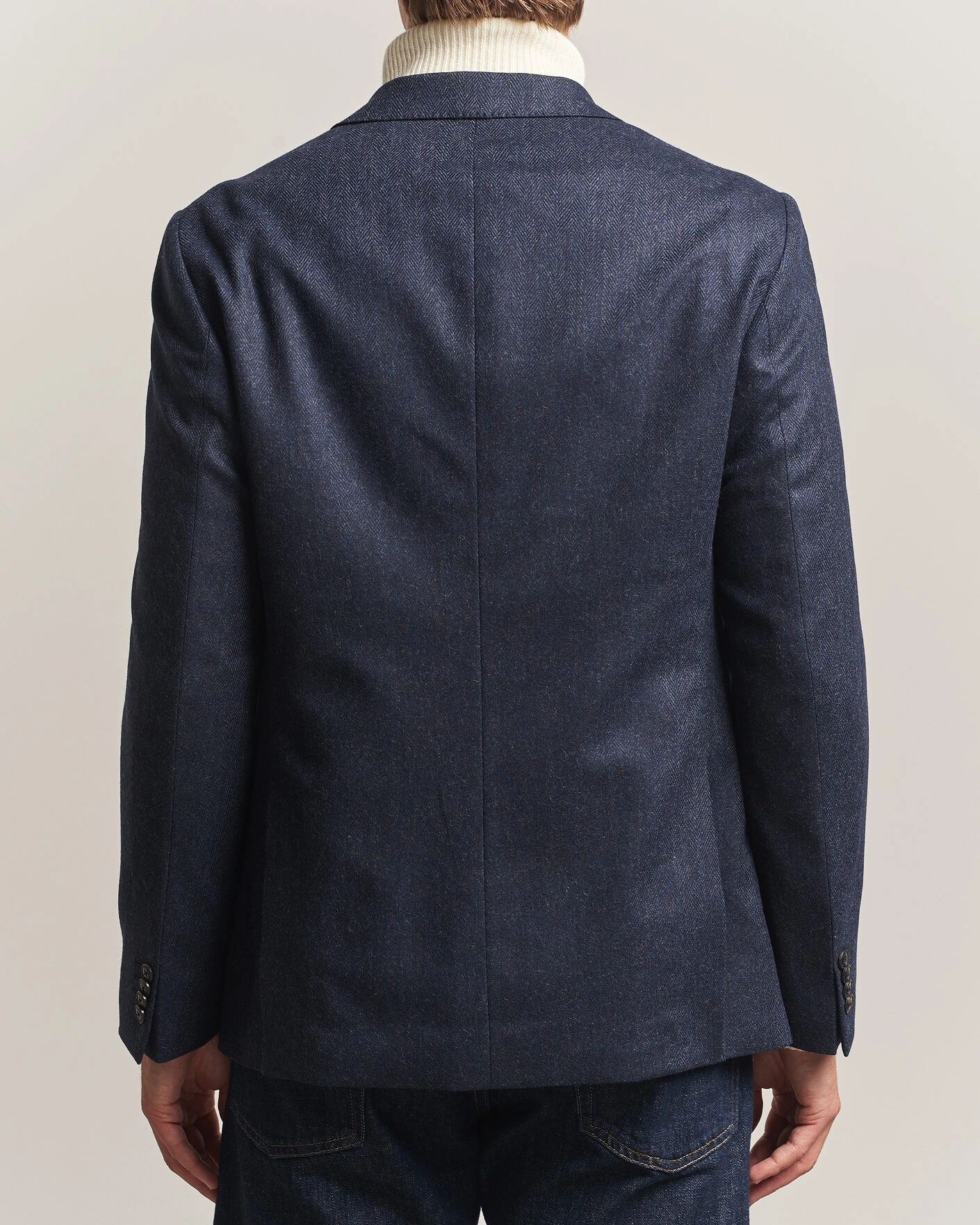 Herr | Kavajer | Barbour Lifestyle | Fairford Herringbone Blazer Navy