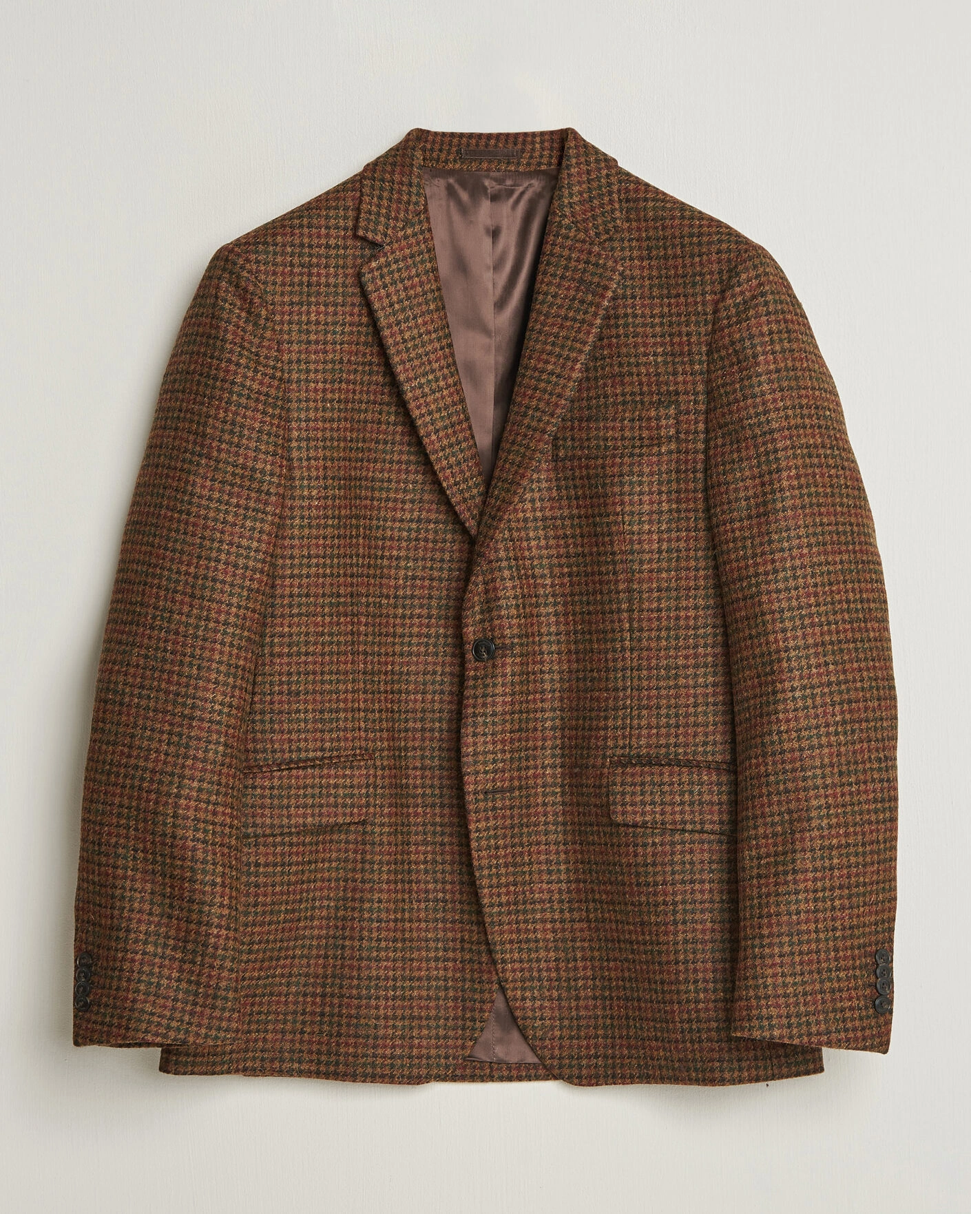 Herr | Kavajer | Barbour Lifestyle | Tindle Moons Houndstooth Blazer Brown