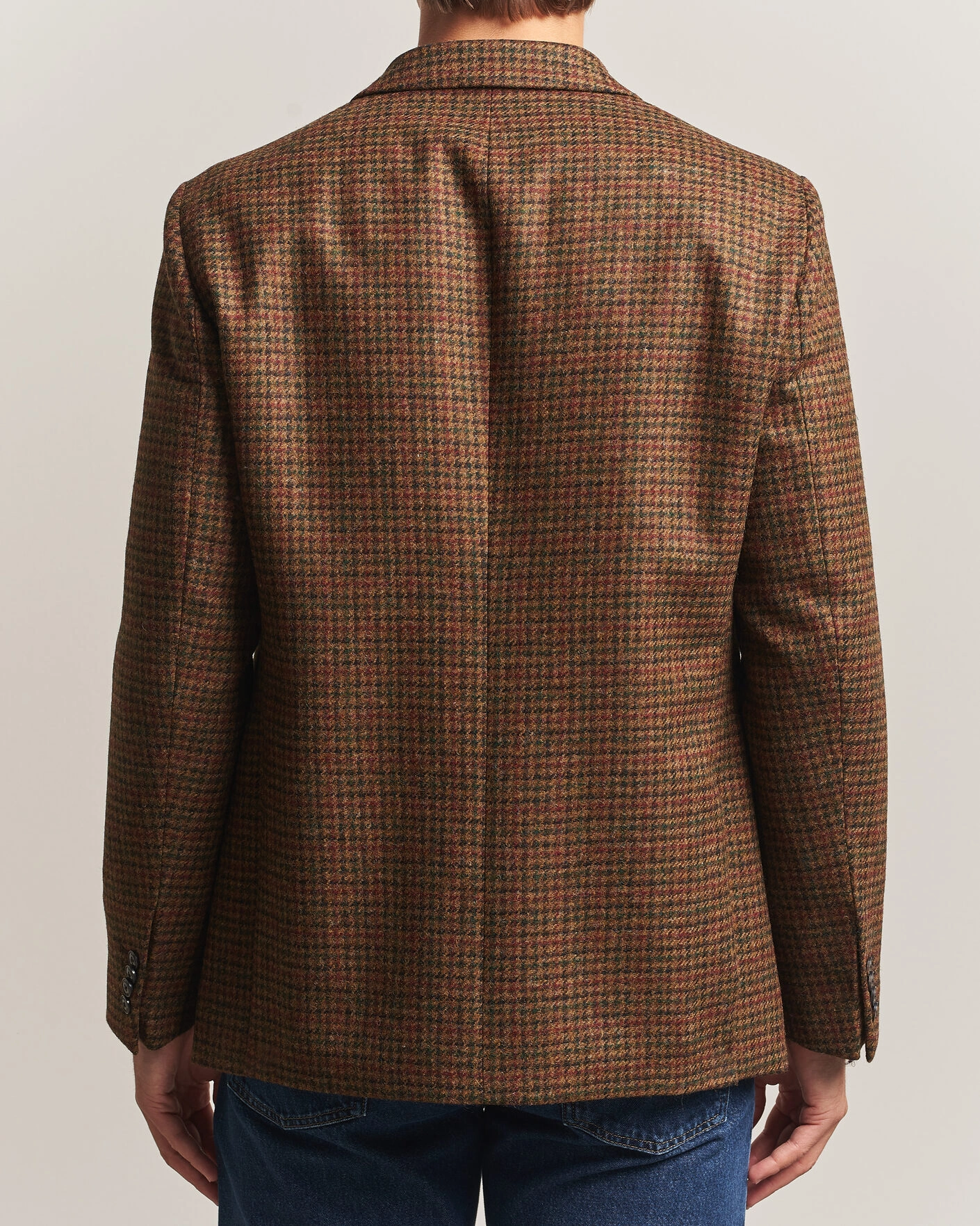 Herr | Kavajer | Barbour Lifestyle | Tindle Moons Houndstooth Blazer Brown