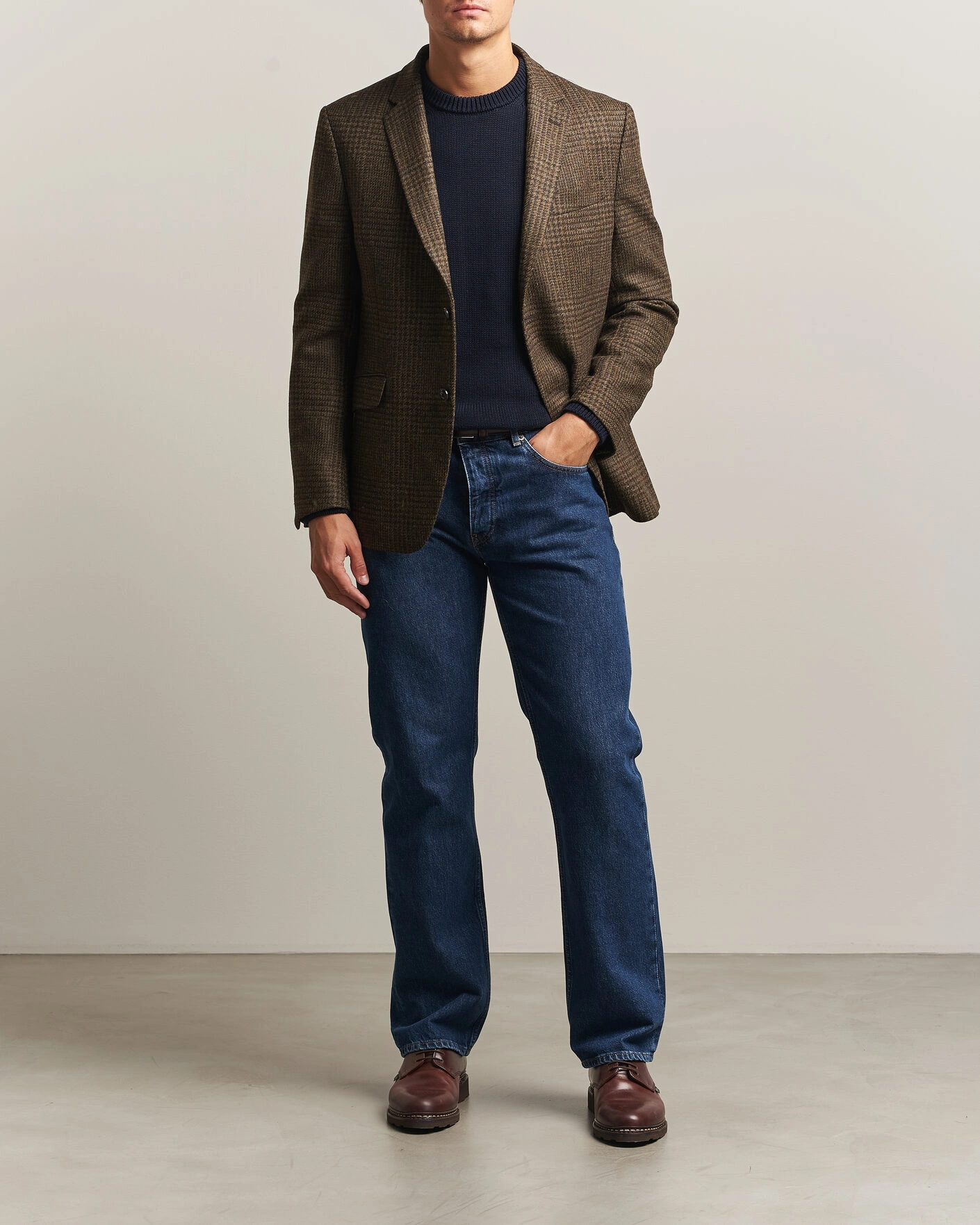 Herr | Kavajer | Barbour Lifestyle | Bryson Moons Check Blazer Brown